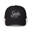 StaySeven Brand Black Dad Cap - Signature Embroidered Hat