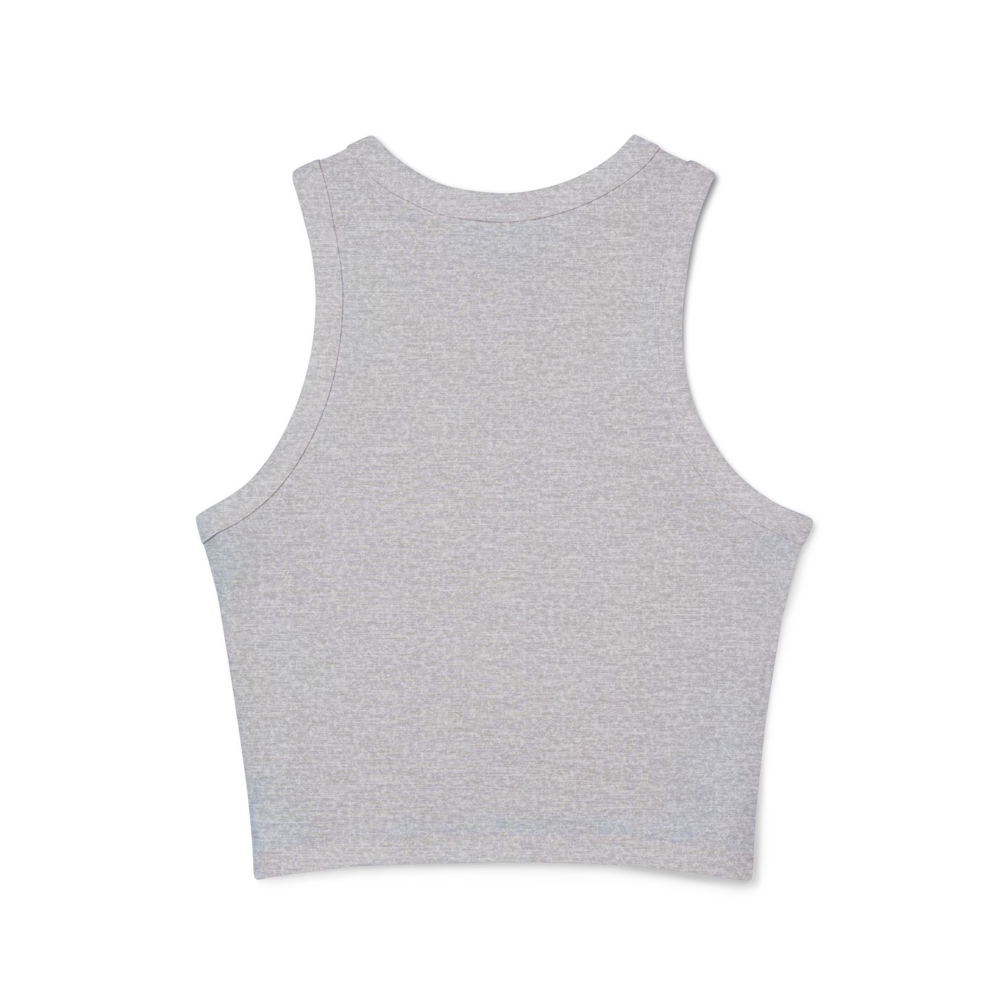 StaySeven Brand Heather Gray Micro Rib Tank Top - Soft Stretch Casual Tank