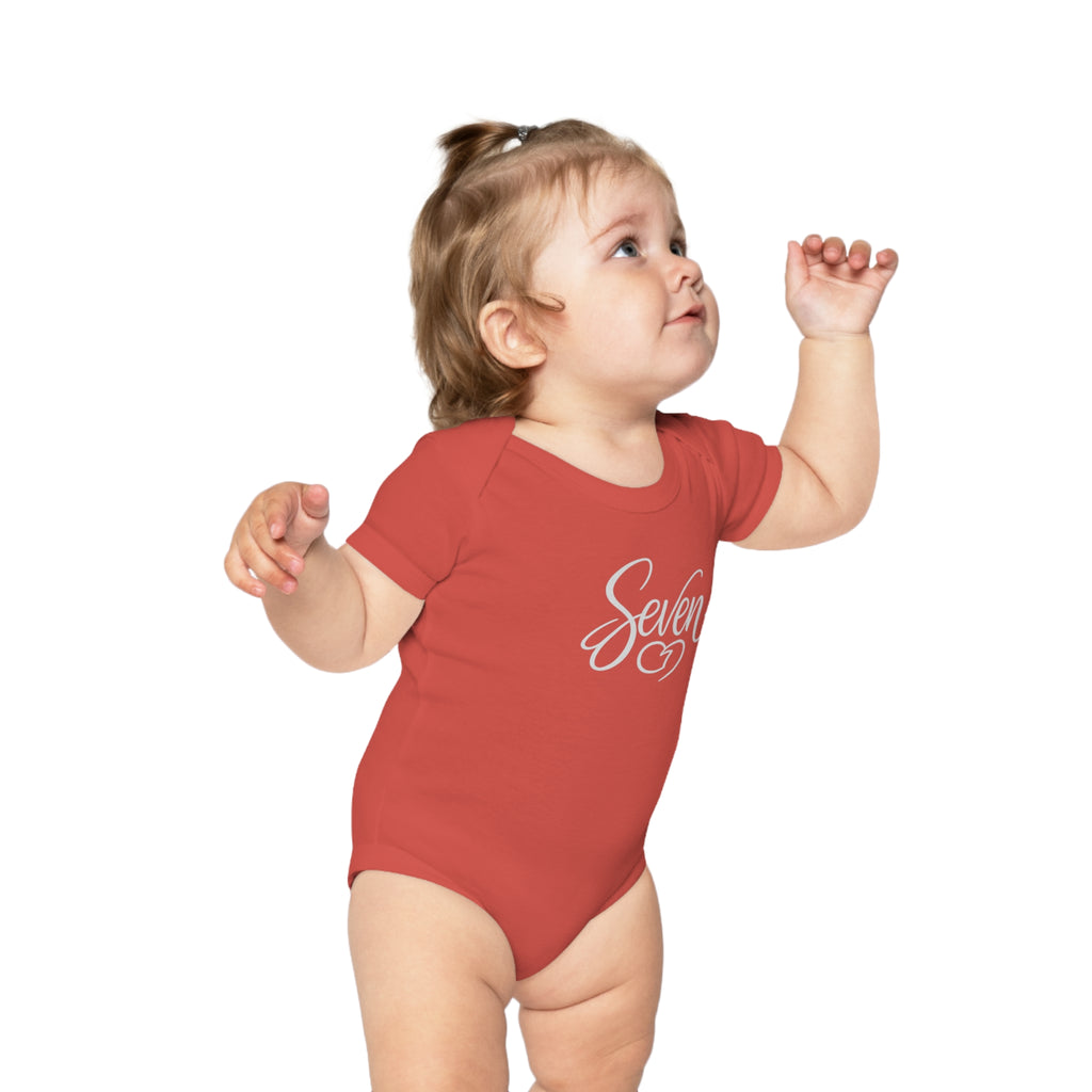StaySeven Brand Baby Bodysuit- Newborn combed cotton  Milestone Outfit