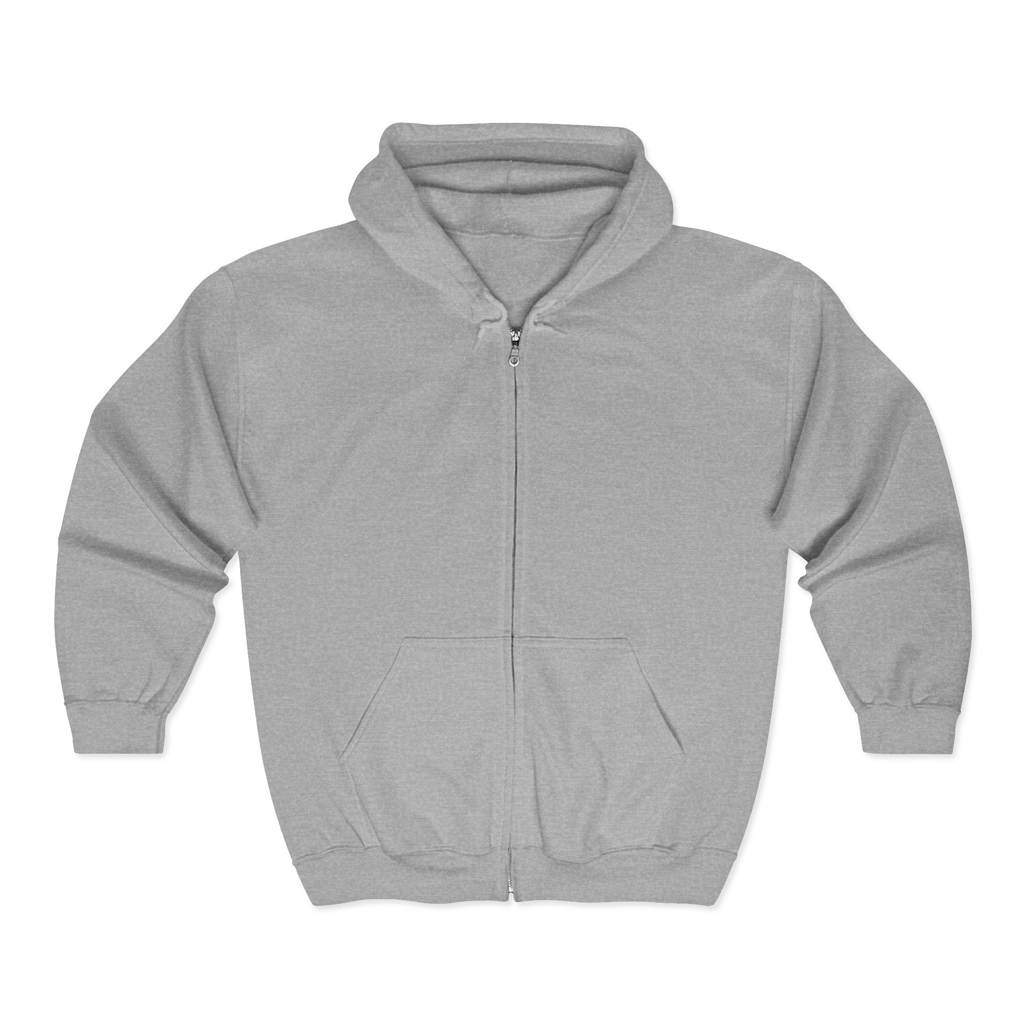 StaySeven Brand  Zip Hoodie - 'Seven' Heart Script Full-Zip Hooded Sweatshirt