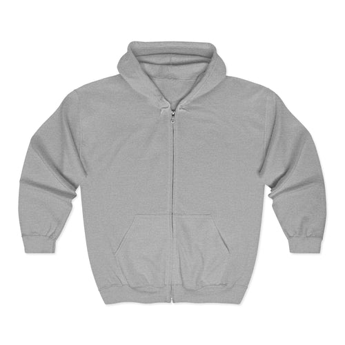 StaySeven Brand  Zip Hoodie - 'Seven' Heart Script Full-Zip Hooded Sweatshirt