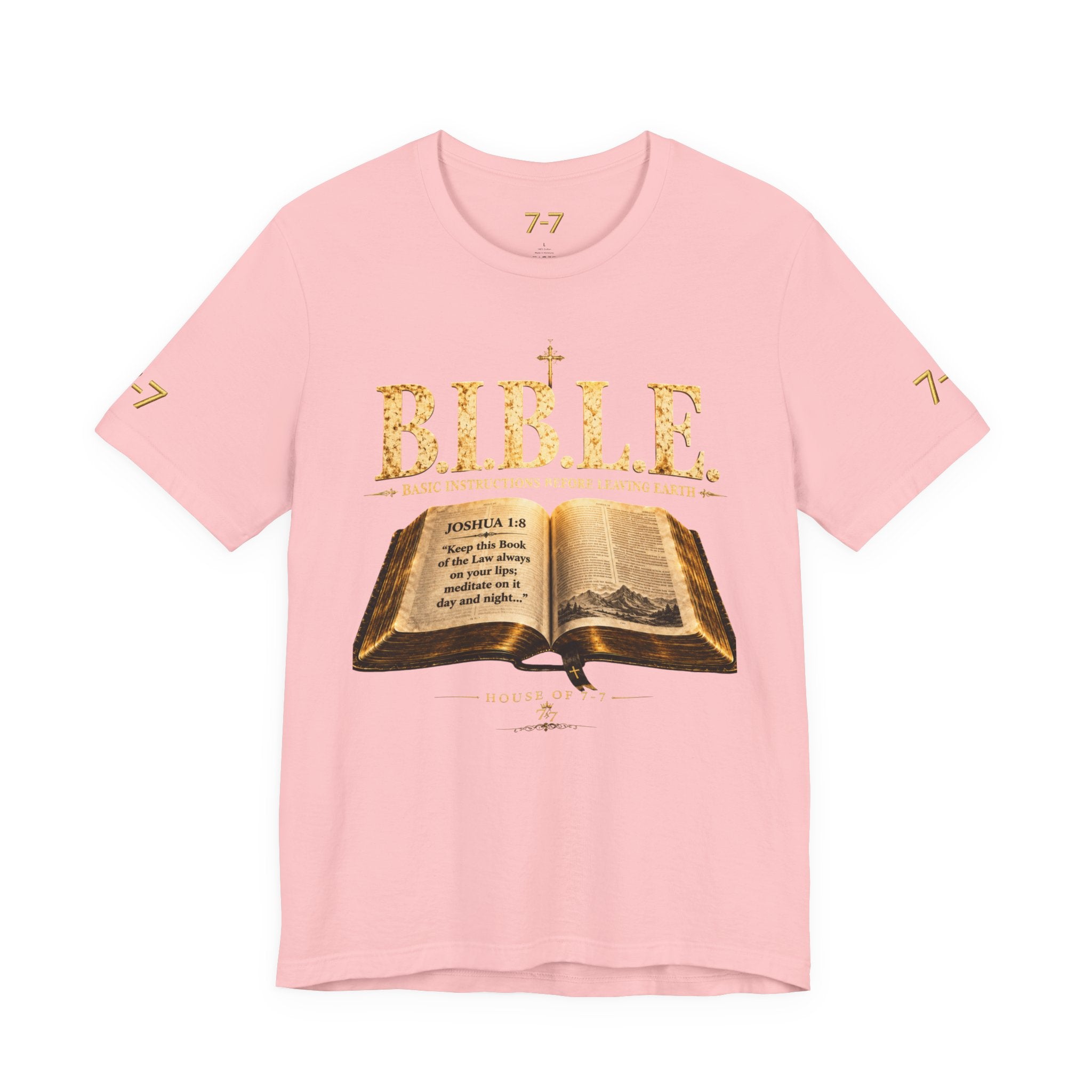 StaySeven brand. READ BEFORE DEPARTURE™ Unisex Jersey Short Sleeve Tee