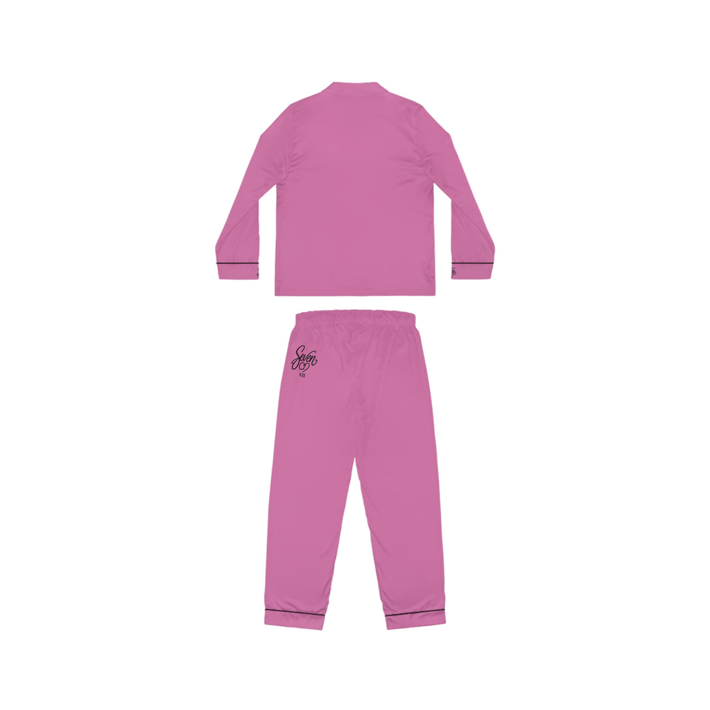 StaySeven Brand -Signature Satin Sleepwear Set – Womens Luxury Silk Feel Pajama Set