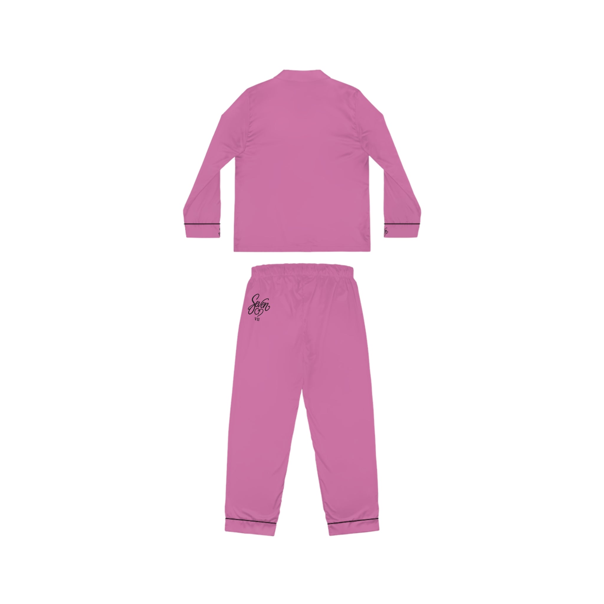 StaySeven Brand -Signature Satin Sleepwear Set – Womens Luxury Silk Feel Pajama Set