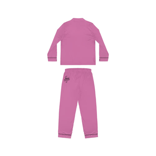 Signature Satin Sleepwear Set – Womens Luxury Silk Feel Pajama Set
