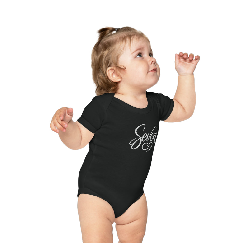 StaySeven Brand Baby Bodysuit- Newborn combed cotton  Milestone Outfit