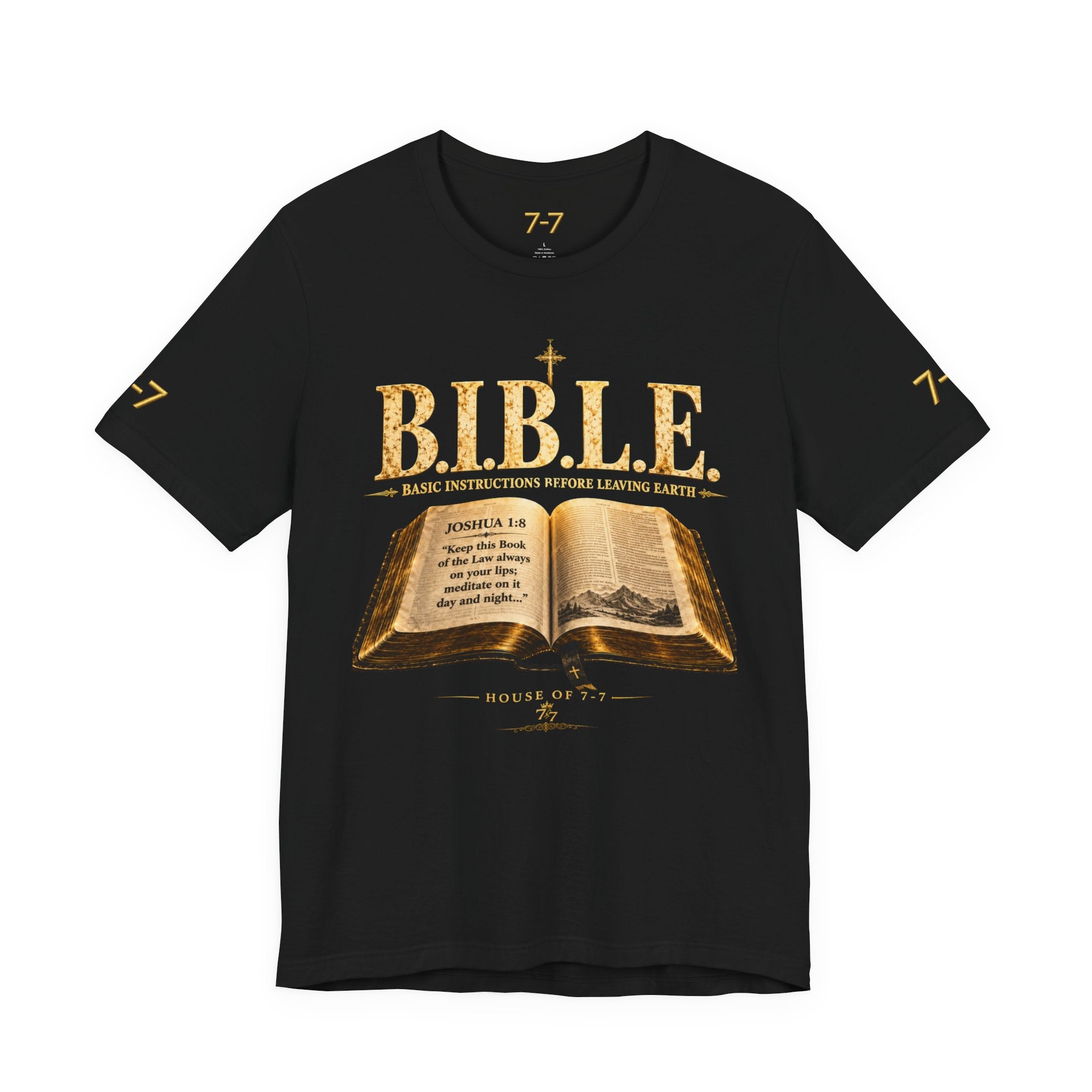 StaySeven brand. READ BEFORE DEPARTURE™ Unisex Jersey Short Sleeve Tee