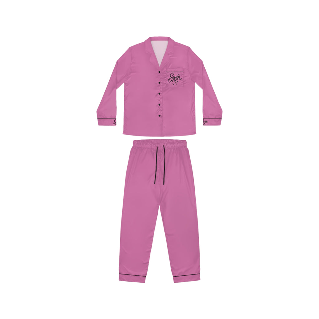 StaySeven Brand -Signature Satin Sleepwear Set – Womens Luxury Silk Feel Pajama Set