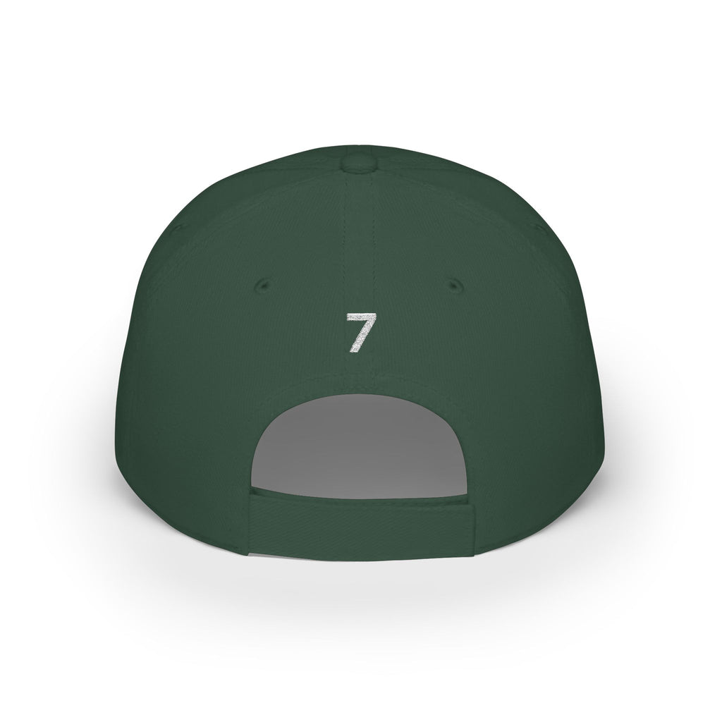 StaySeven  Brand Baseball Cap — Low Profile Red Hat Embroidery