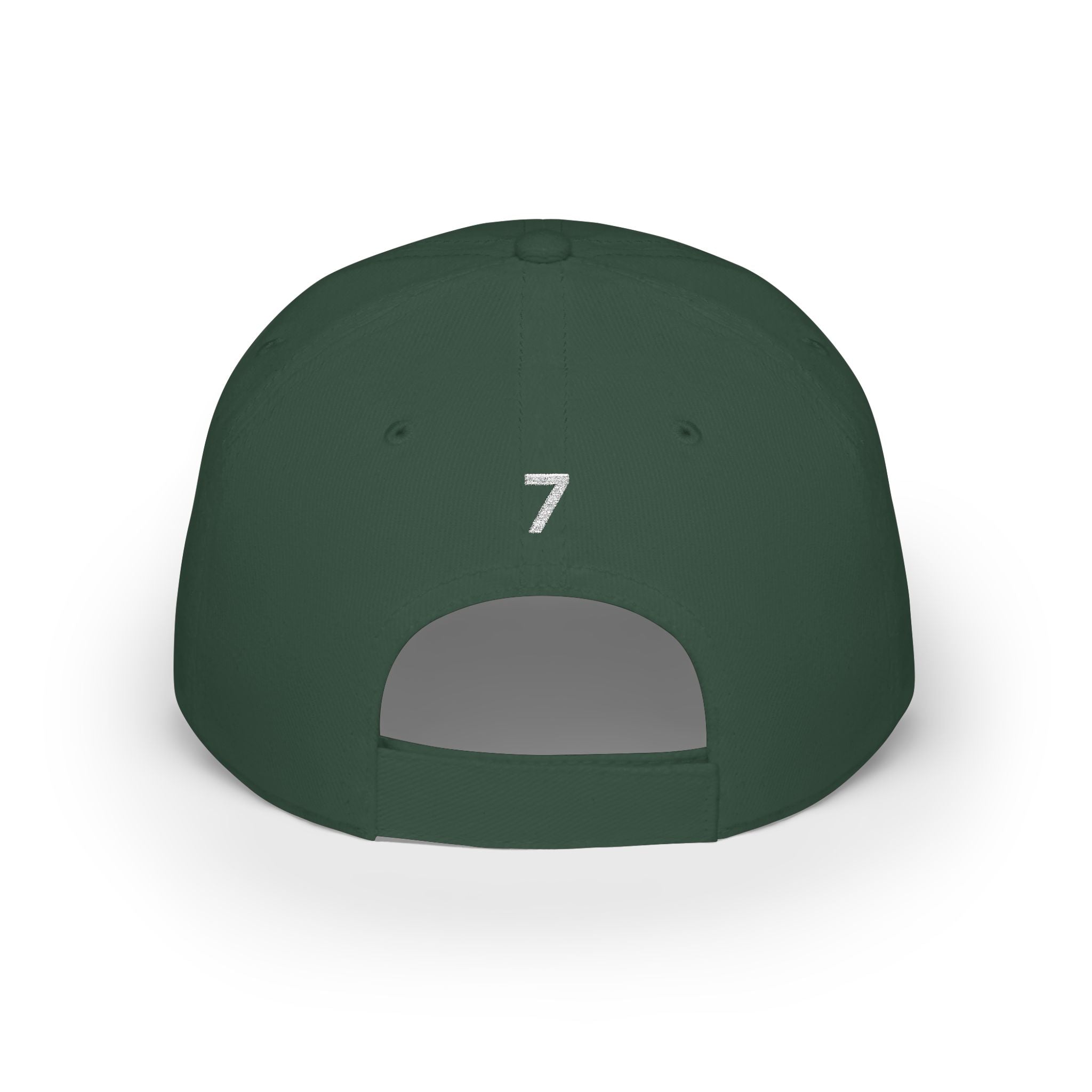 StaySeven  Brand Baseball Cap — Low Profile Red Hat Embroidery