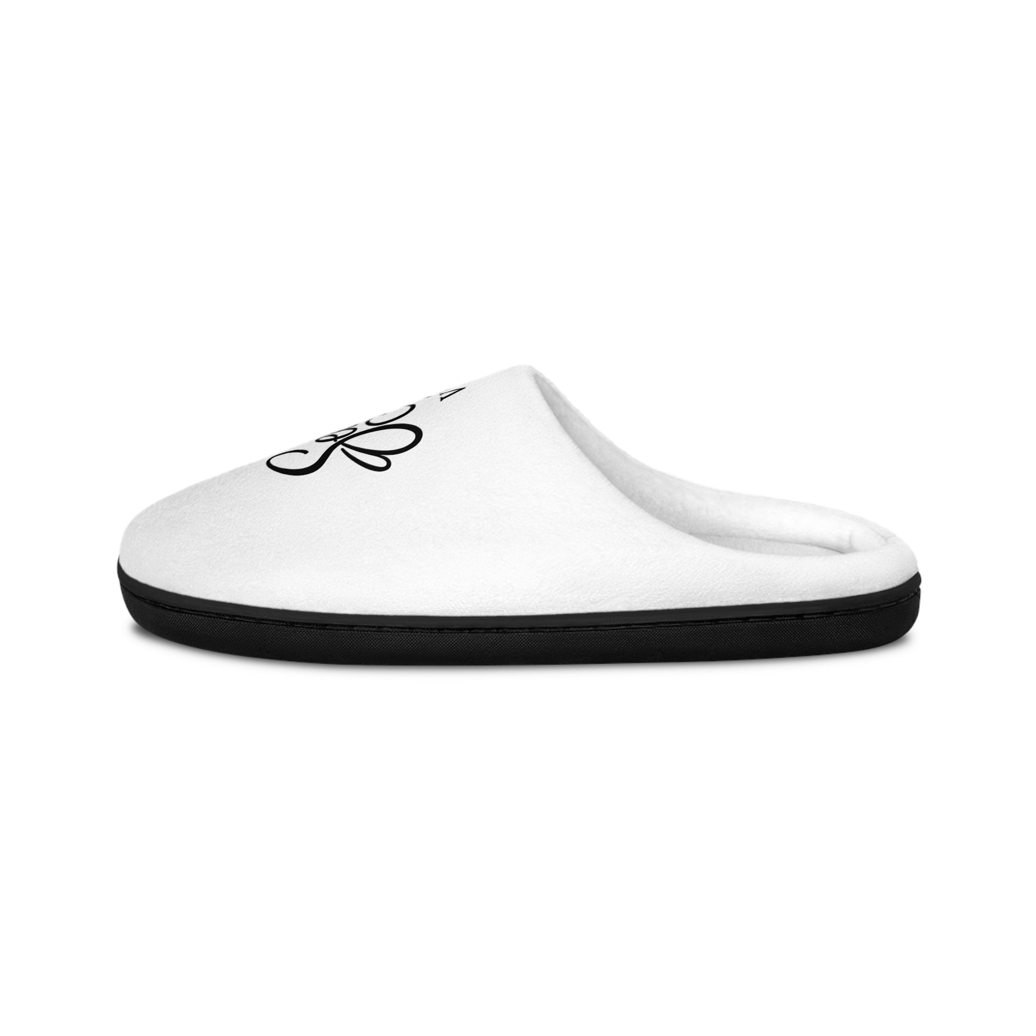 StaySeven Signature Embroidered Men's Indoor Slippers — Cozy White House Shoes