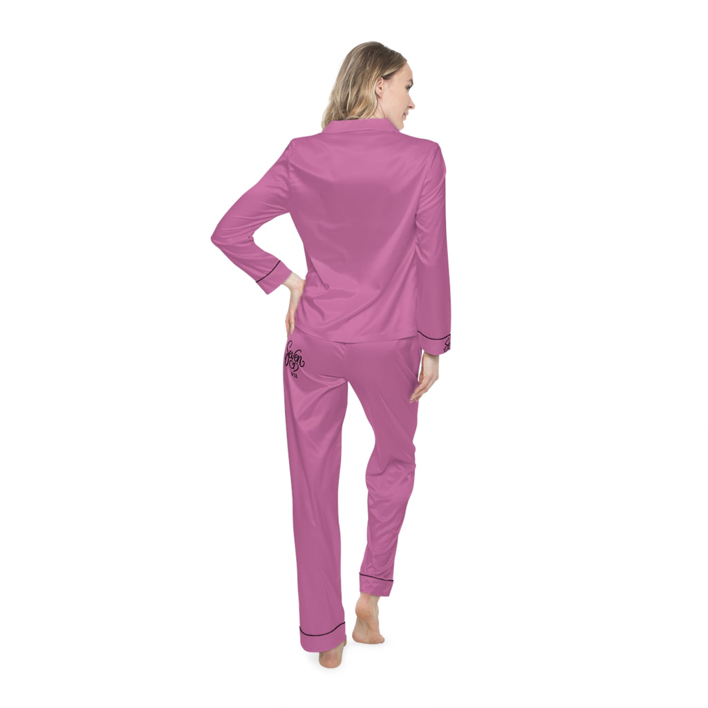 StaySeven Brand -Signature Satin Sleepwear Set – Womens Luxury Silk Feel Pajama Set