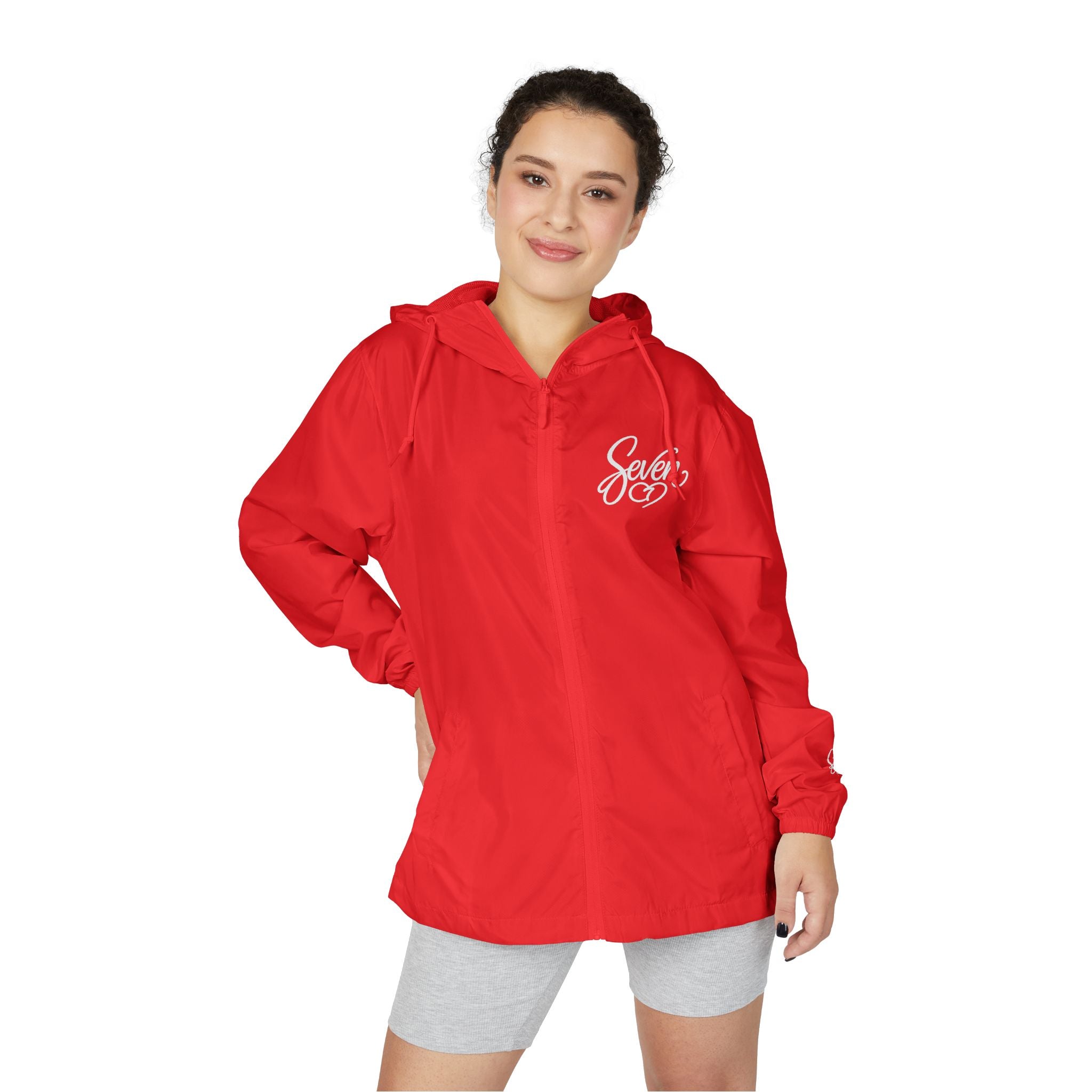 StaySeven Brand Lightweight Hooded Windbreaker – Camo Zip-Up Jacket