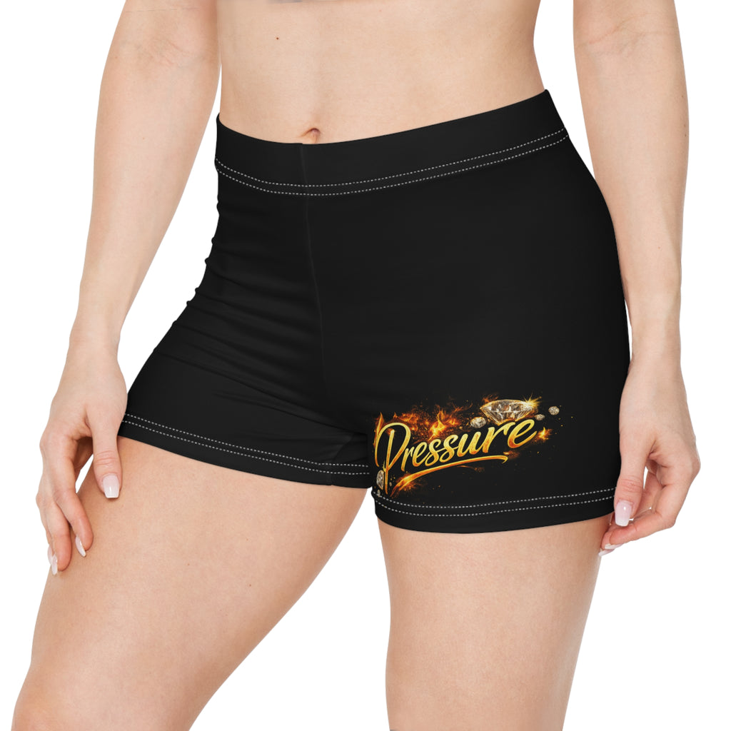 StaySeven Brand Women's Flame 'Pressure' Athletic Shorts —  Yoga & Workout Bottoms