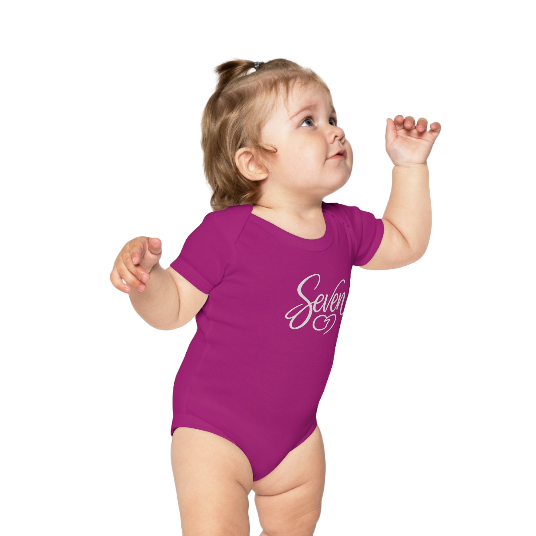 StaySeven Brand Baby Bodysuit- Newborn combed cotton  Milestone Outfit