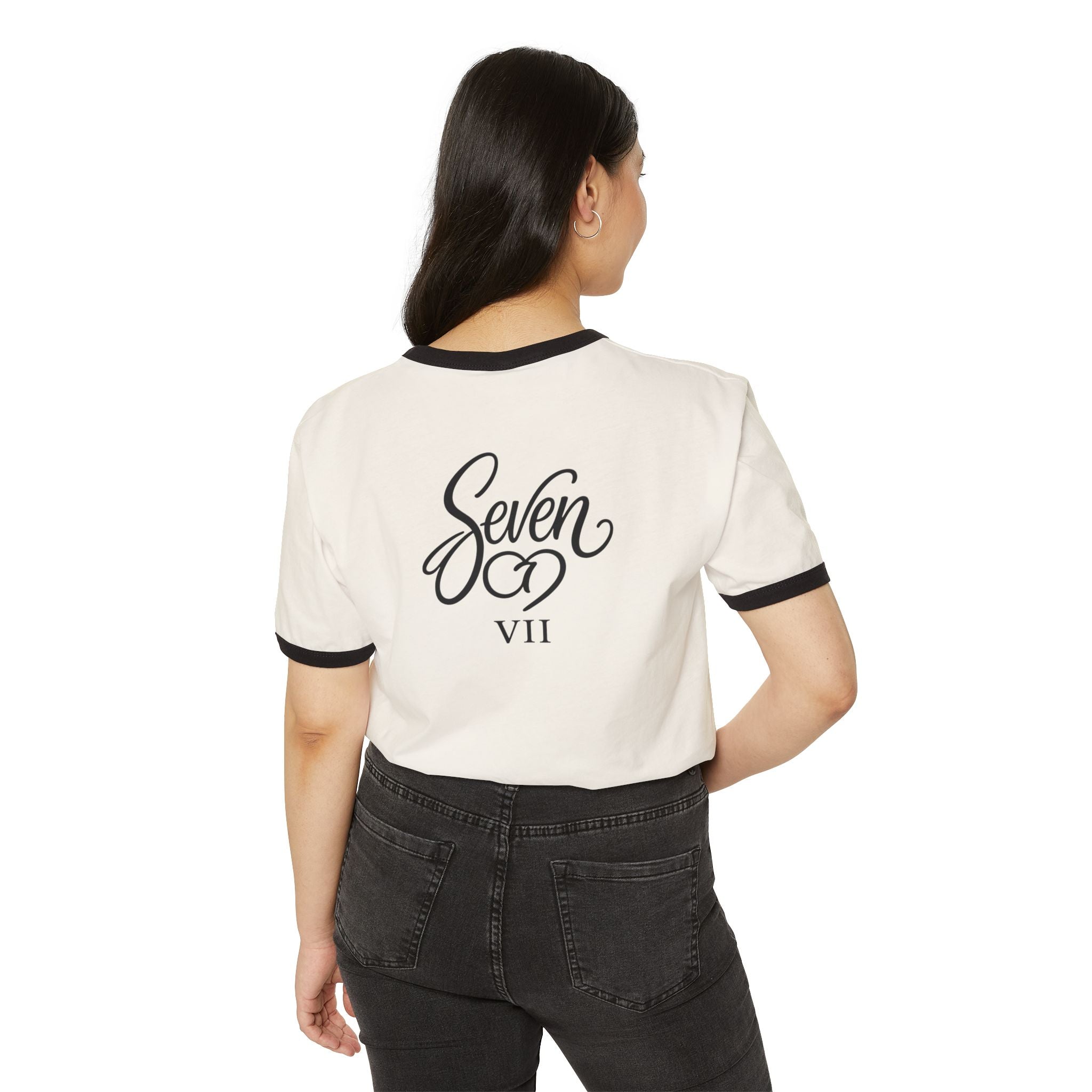 StaySeven Brand Ringer Tee — Vintage-Inspired  T-Shirt