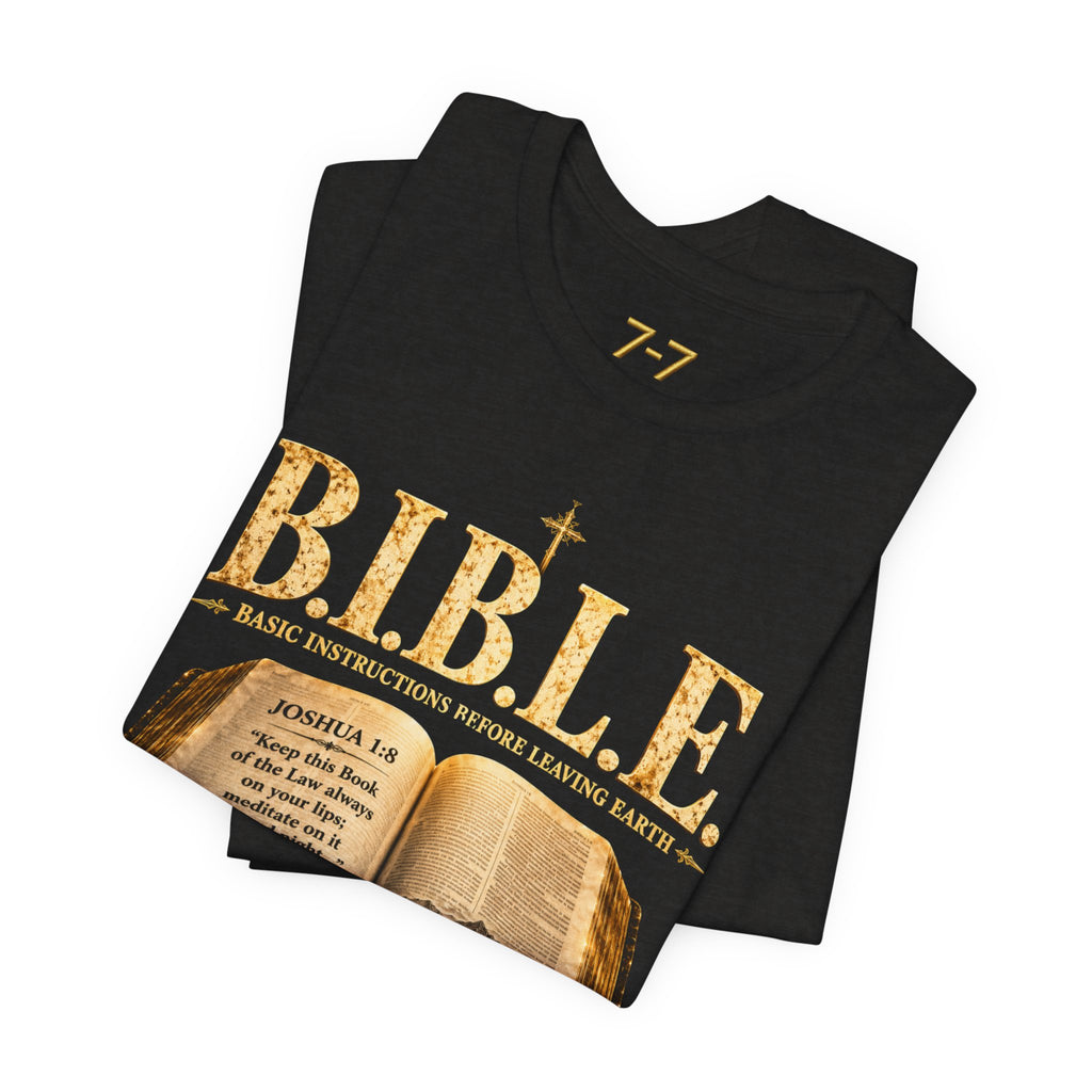 StaySeven brand. READ BEFORE DEPARTURE™ Unisex Jersey Short Sleeve Tee