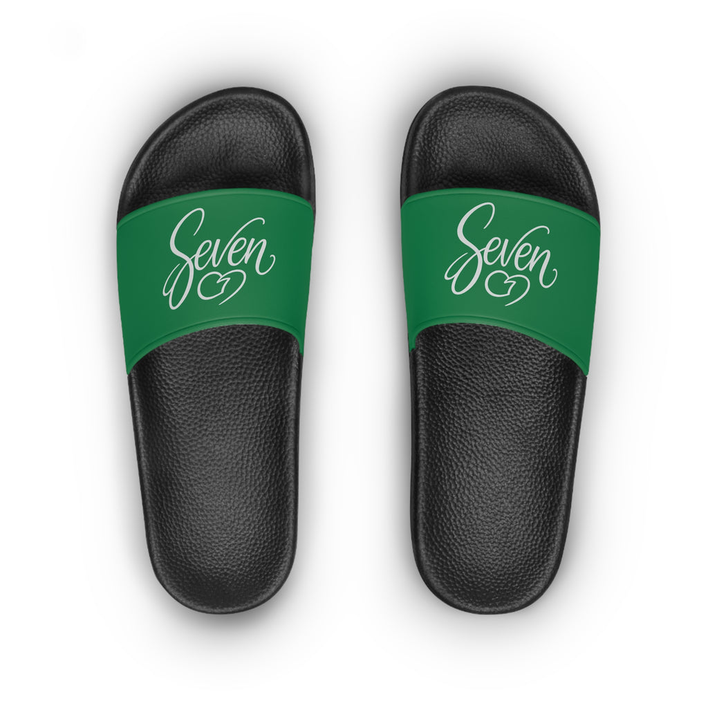 StaySeven Brand Women’s Casual Slides — Money Green Edition