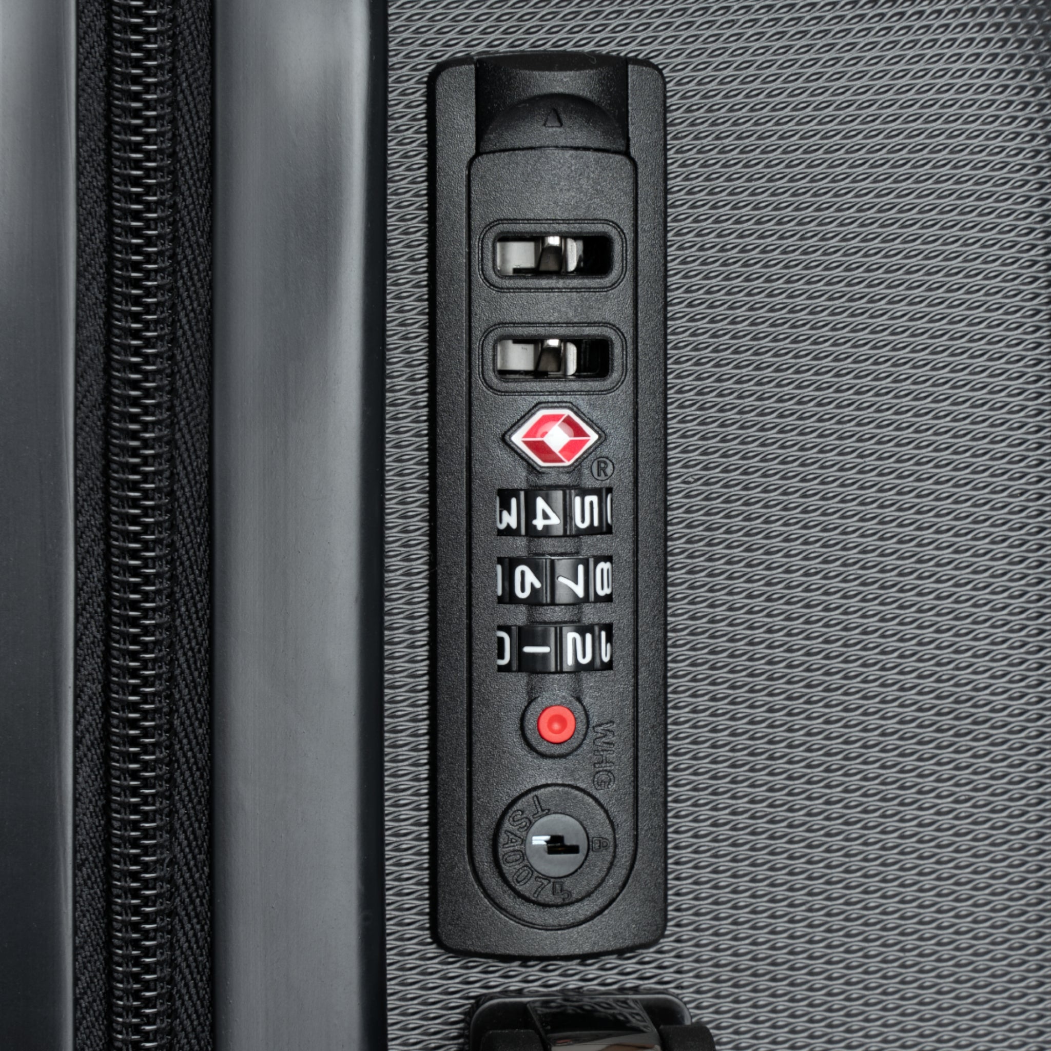 StaySeven Brand Signature Red Travel Suitcase