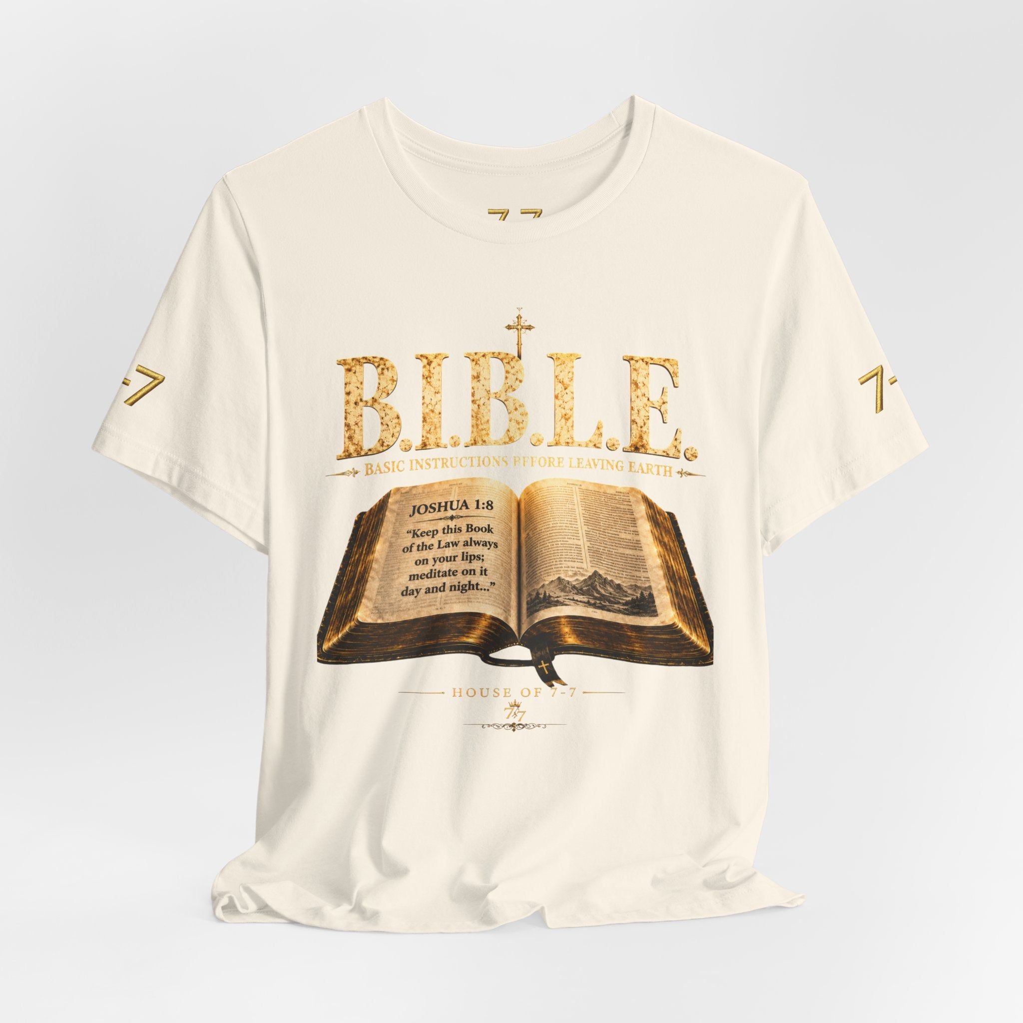 StaySeven brand. READ BEFORE DEPARTURE™ Unisex Jersey Short Sleeve Tee