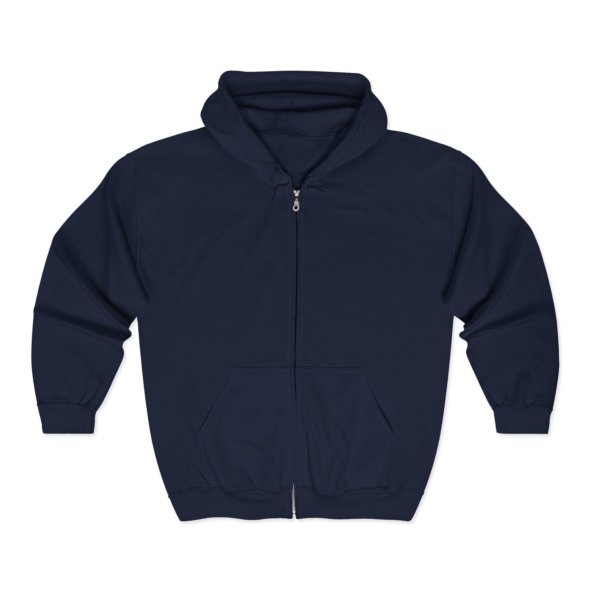 StaySeven Brand  Zip Hoodie - 'Seven' Heart Script Full-Zip Hooded Sweatshirt