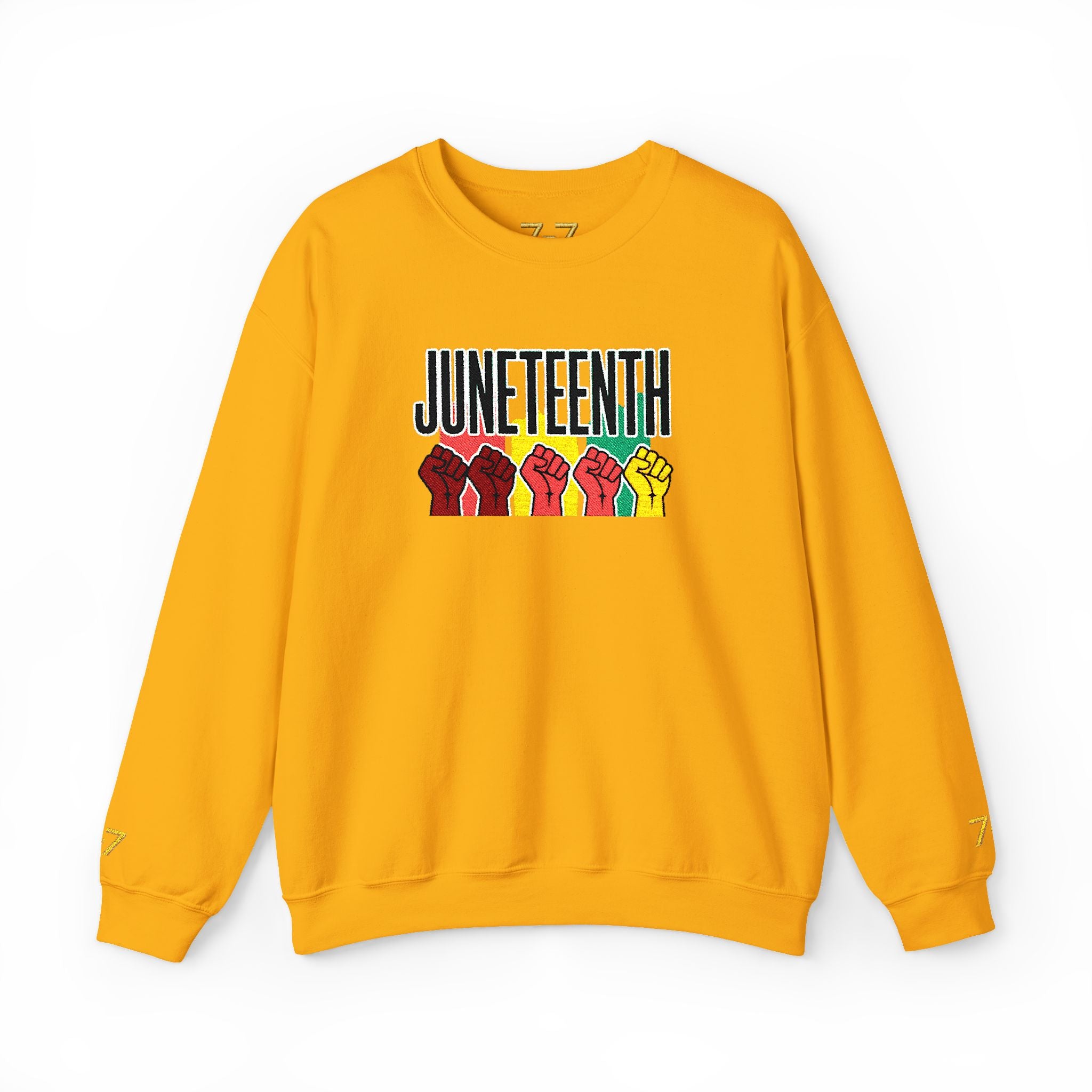 StaySeven Brand -Juneteenth Raised Fists Crewneck Sweatshirt