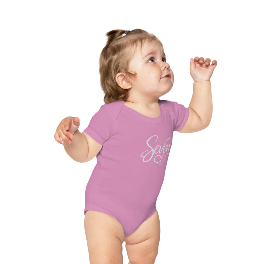 StaySeven Brand Baby Bodysuit- Newborn combed cotton  Milestone Outfit