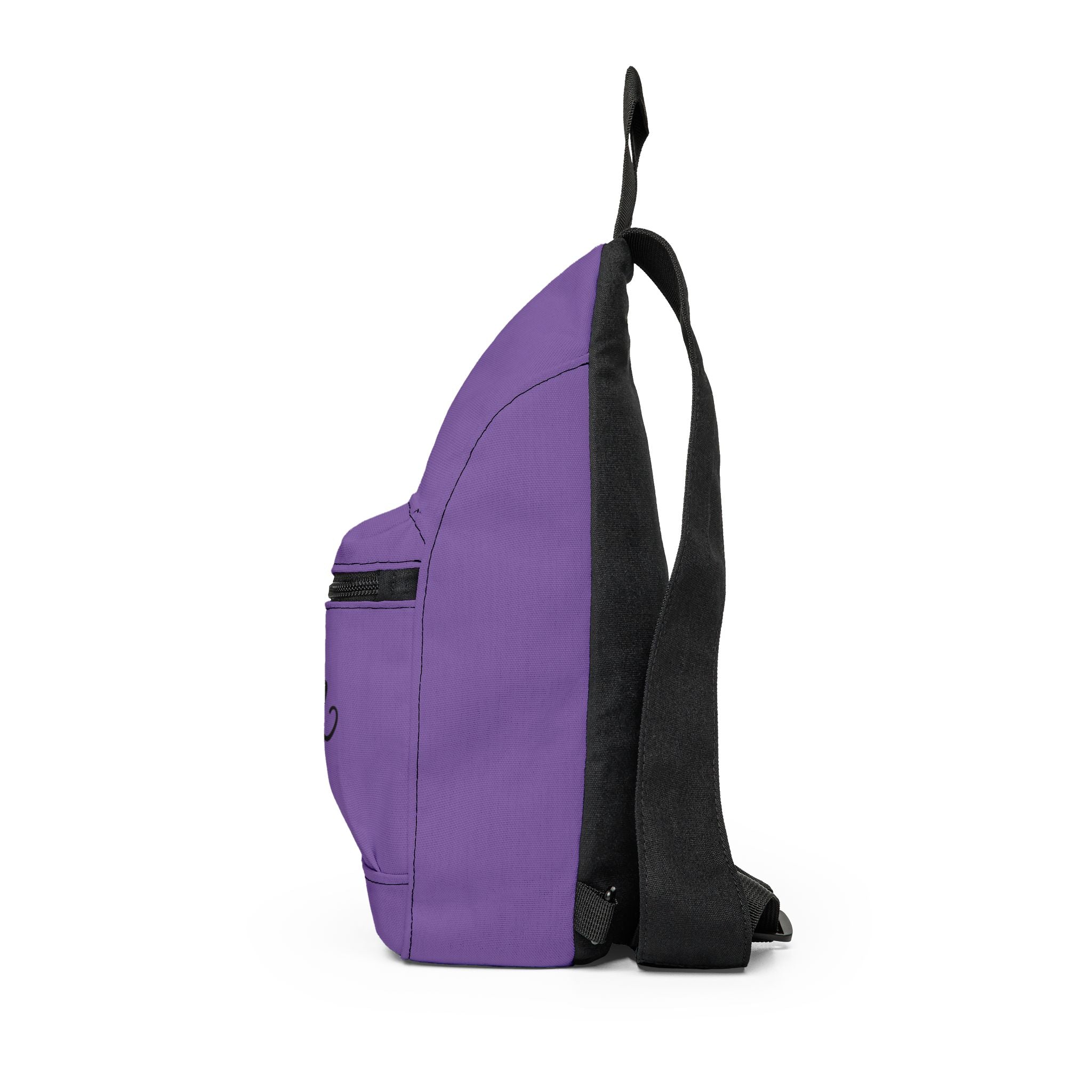 StaySeven Brand Sling Bag – Compact Crossbody Backpack (Purple)