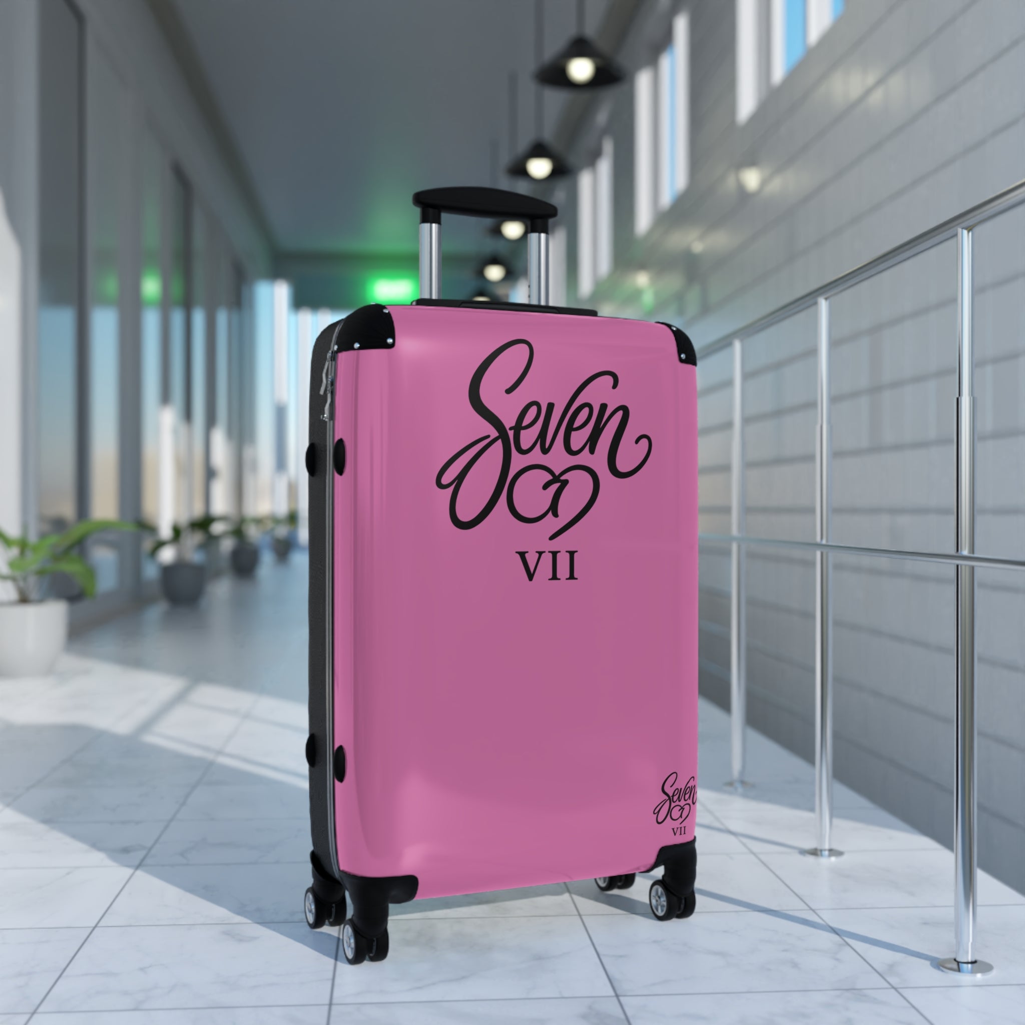 StaySeven Brand Signature Pink Travel Suitcase
