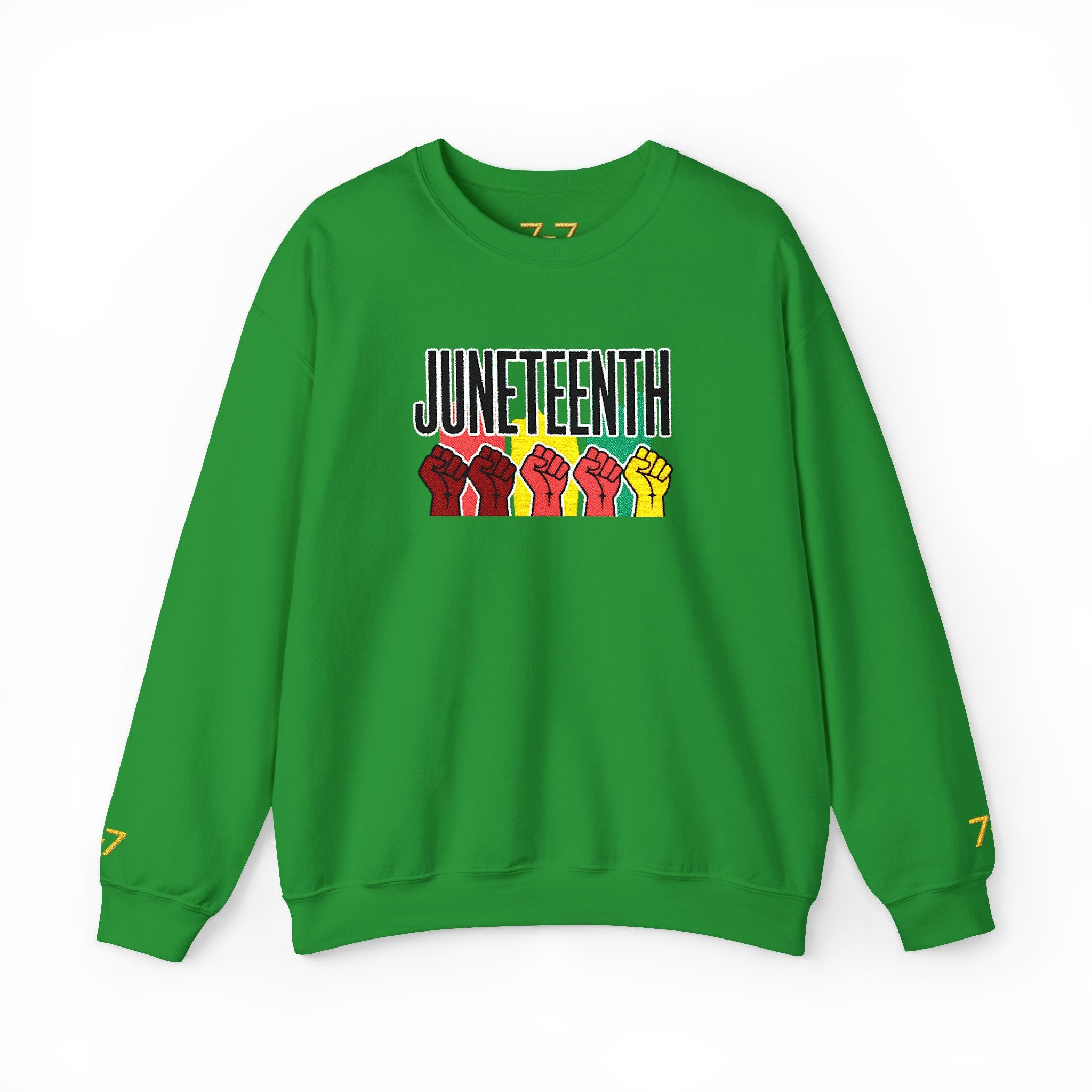 StaySeven Brand -Juneteenth Raised Fists Crewneck Sweatshirt