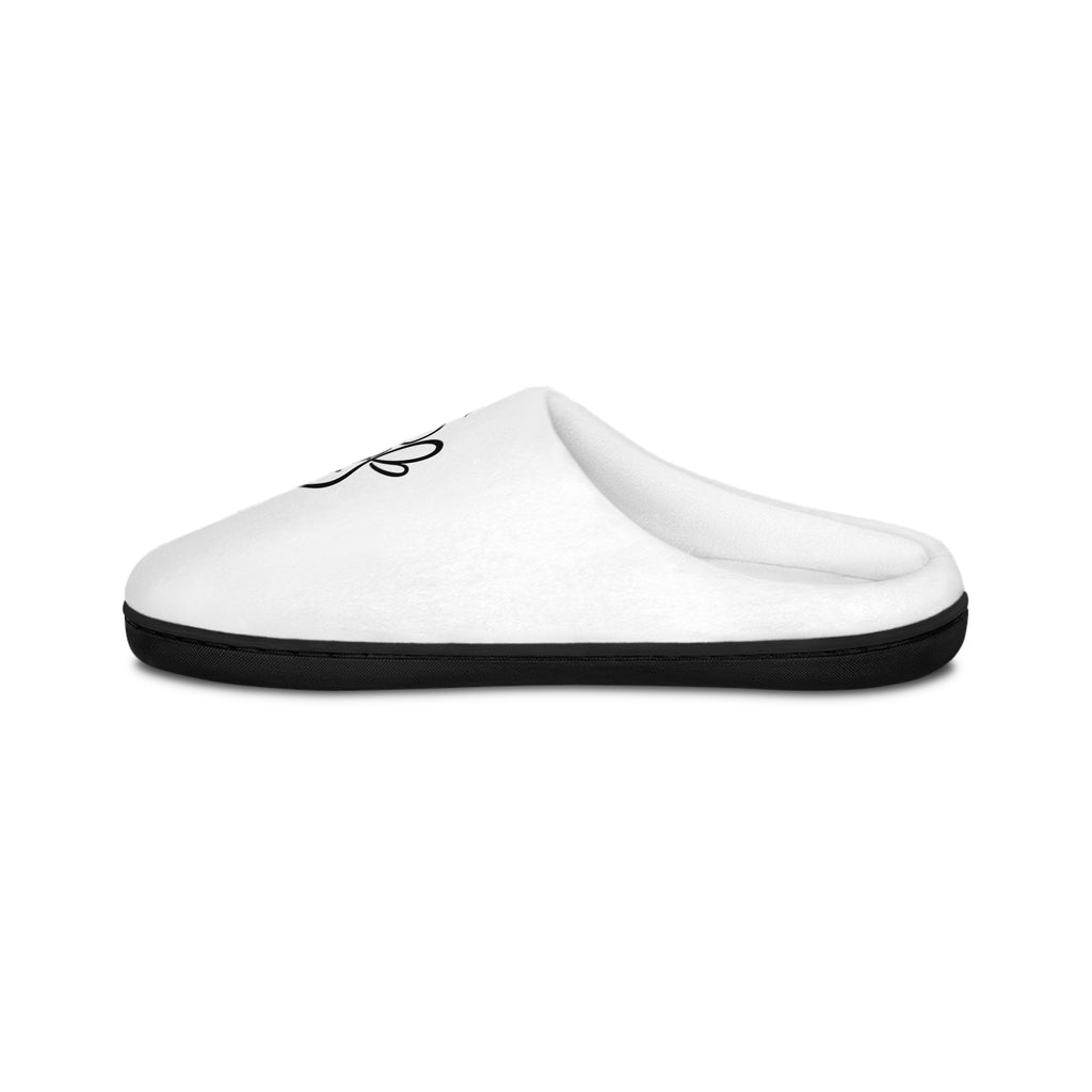 StaySeven Signature Embroidered Men's Indoor Slippers — Cozy White House Shoes