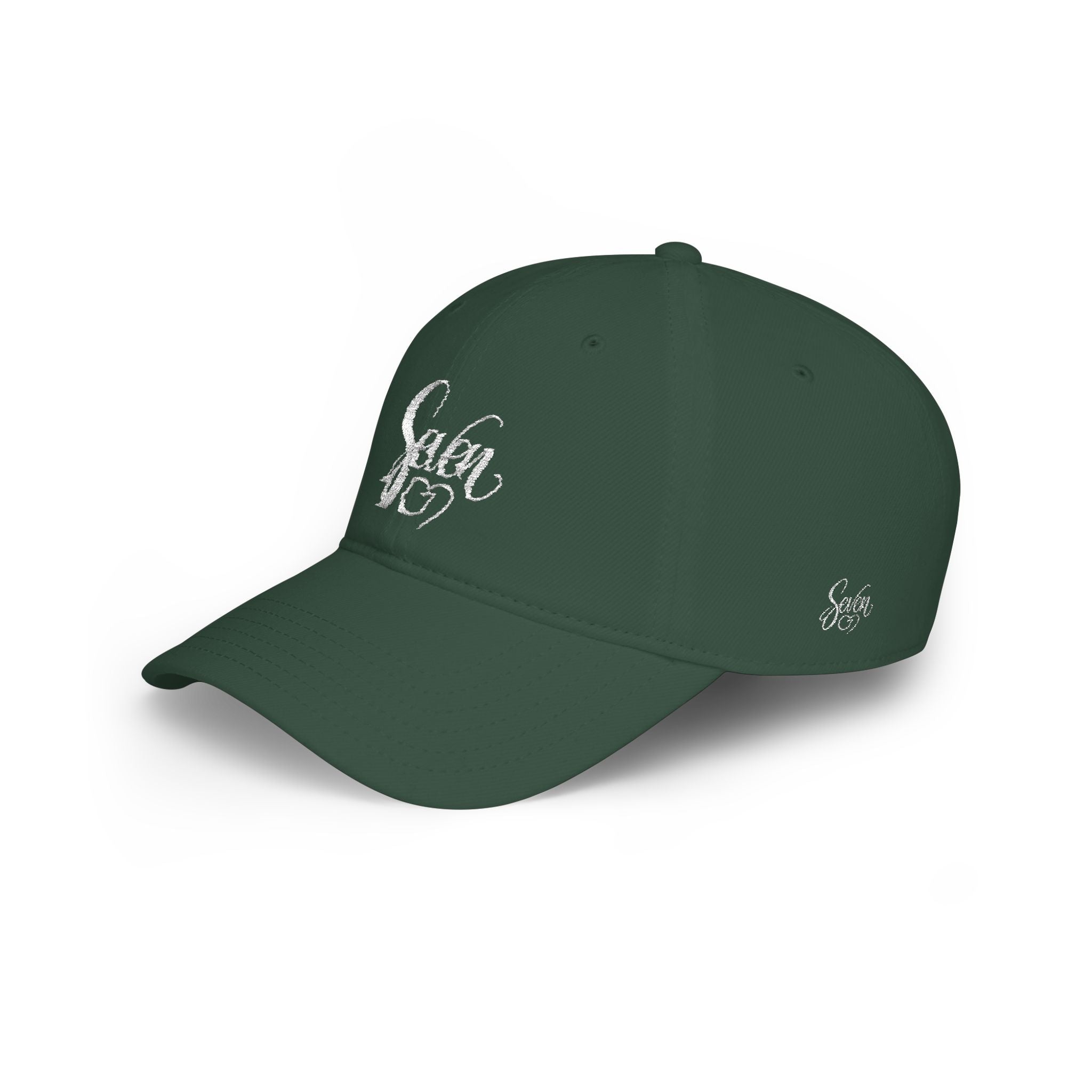 StaySeven  Brand Baseball Cap — Low Profile Red Hat Embroidery