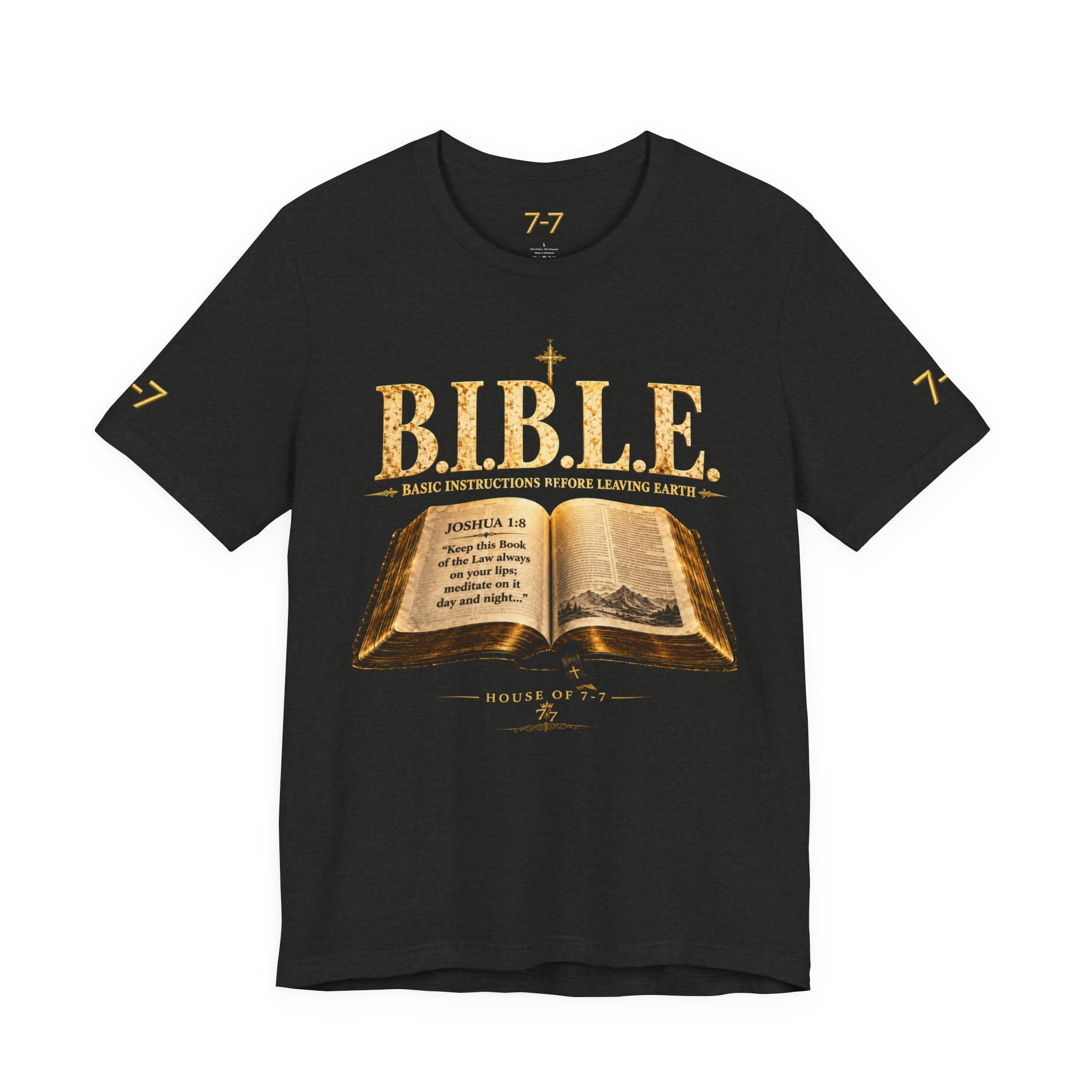 StaySeven brand. READ BEFORE DEPARTURE™ Unisex Jersey Short Sleeve Tee