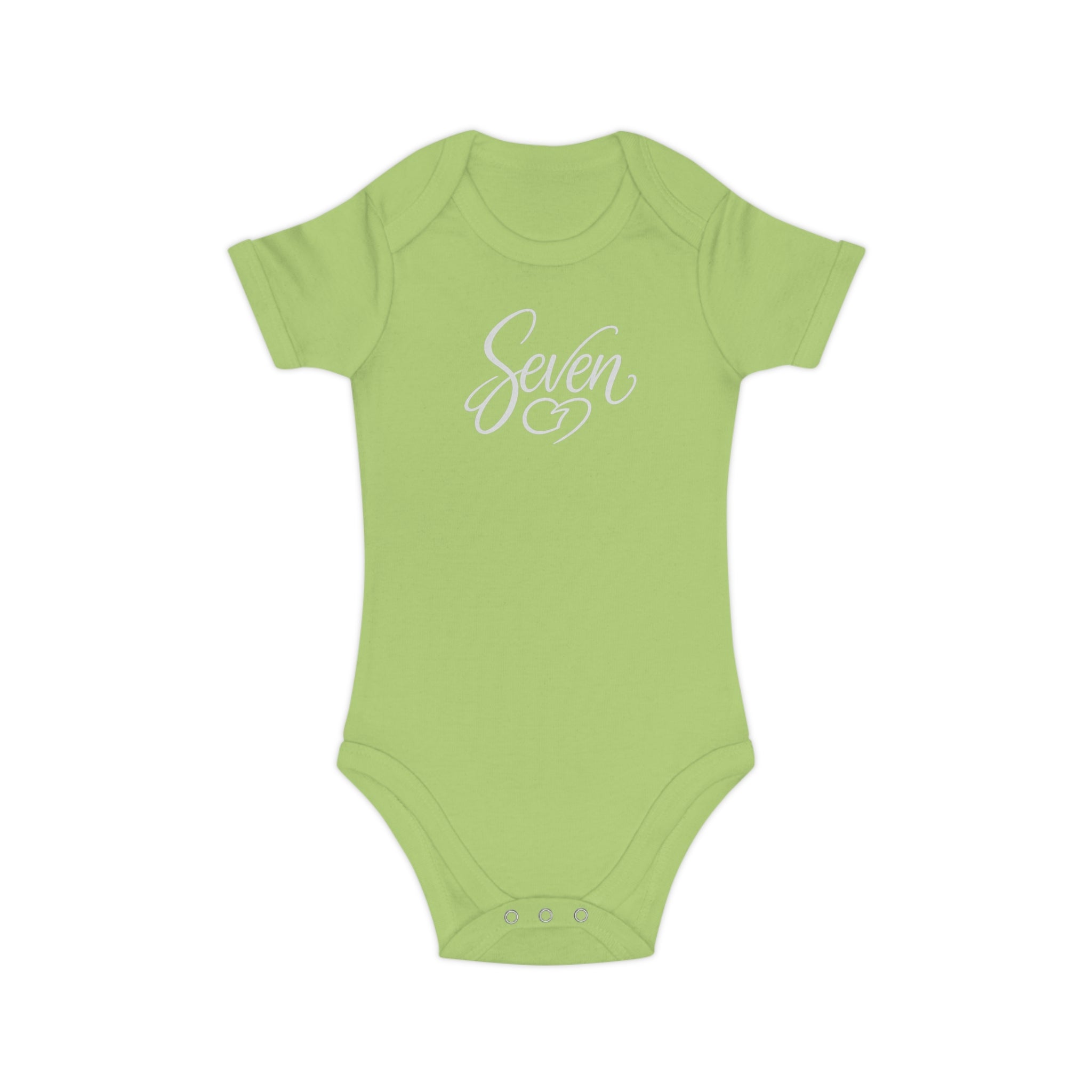 StaySeven Brand Baby Bodysuit- Newborn combed cotton  Milestone Outfit