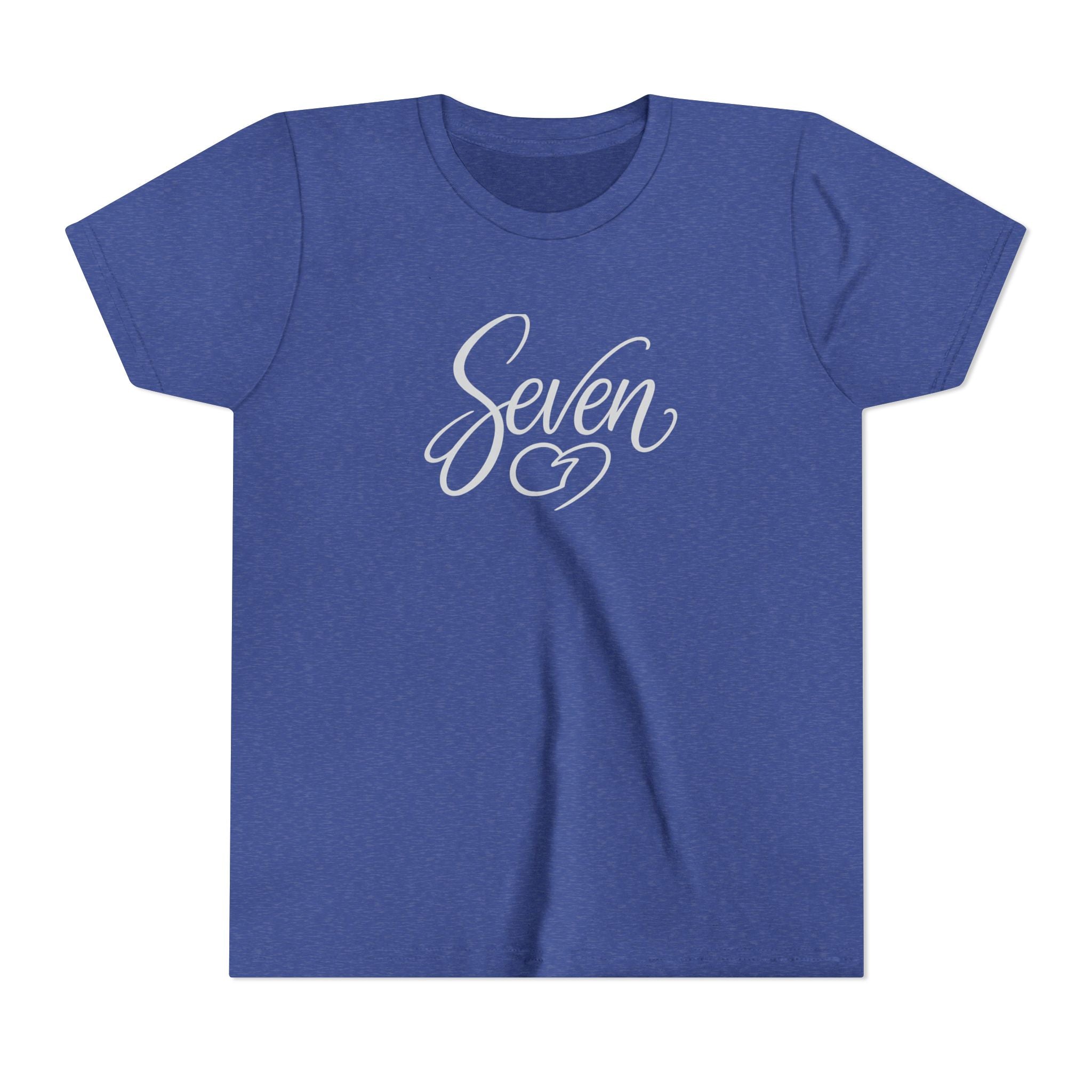 StaySeven Brand Youth Short Sleeve T-Shirt - Kids Casual Everyday Tee