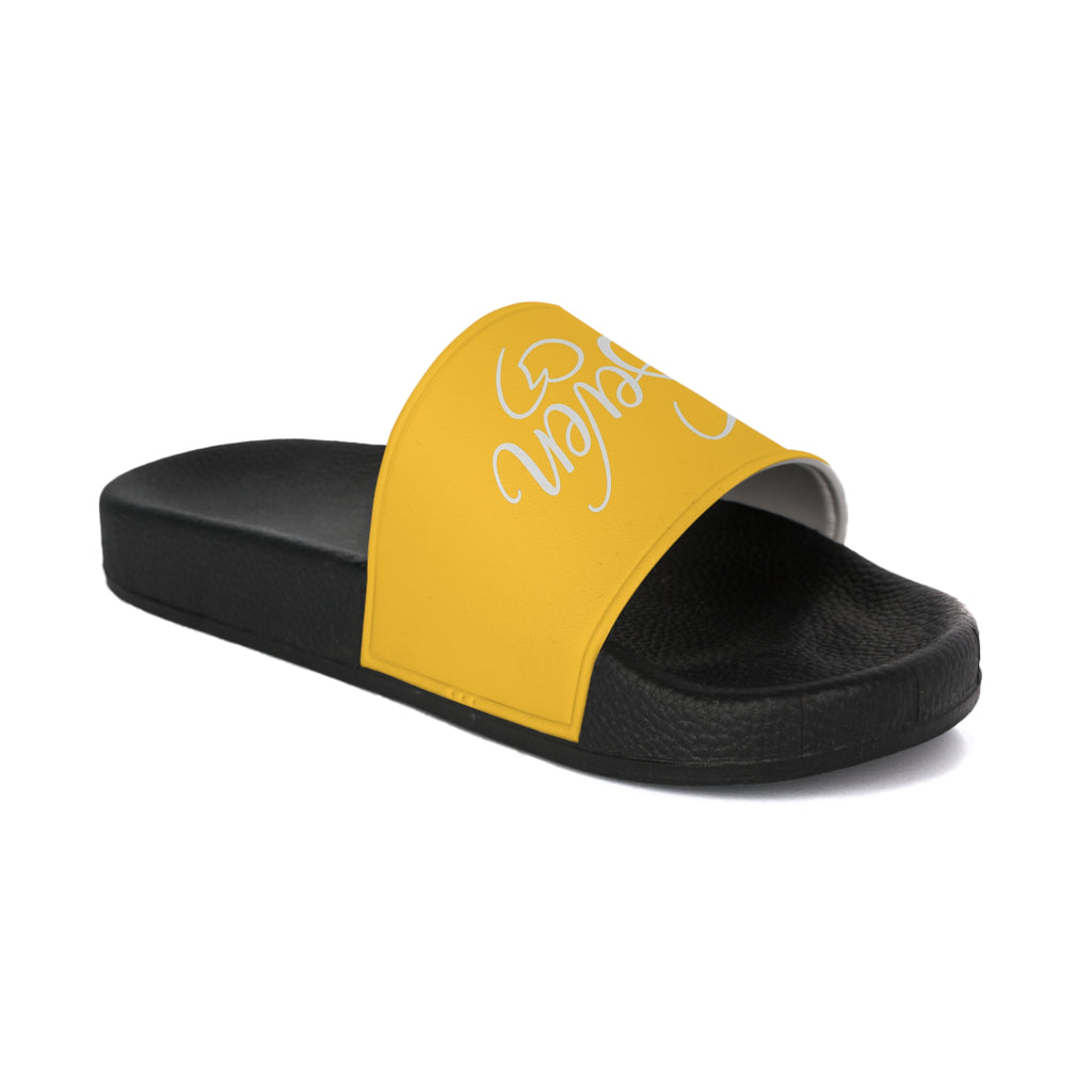 StaySeven Brand Women’s Casual Slides — Yellow Edition
