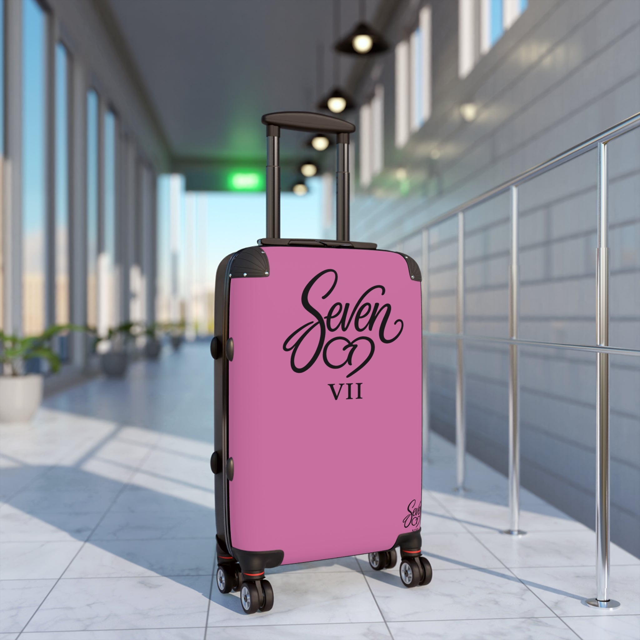 StaySeven Brand Signature Pink Travel Suitcase