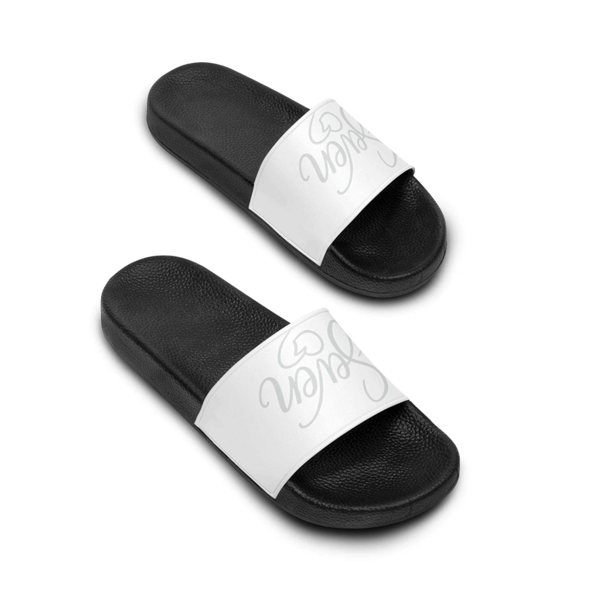 StaySeven Brand Men’s Casual Slides — White Edition