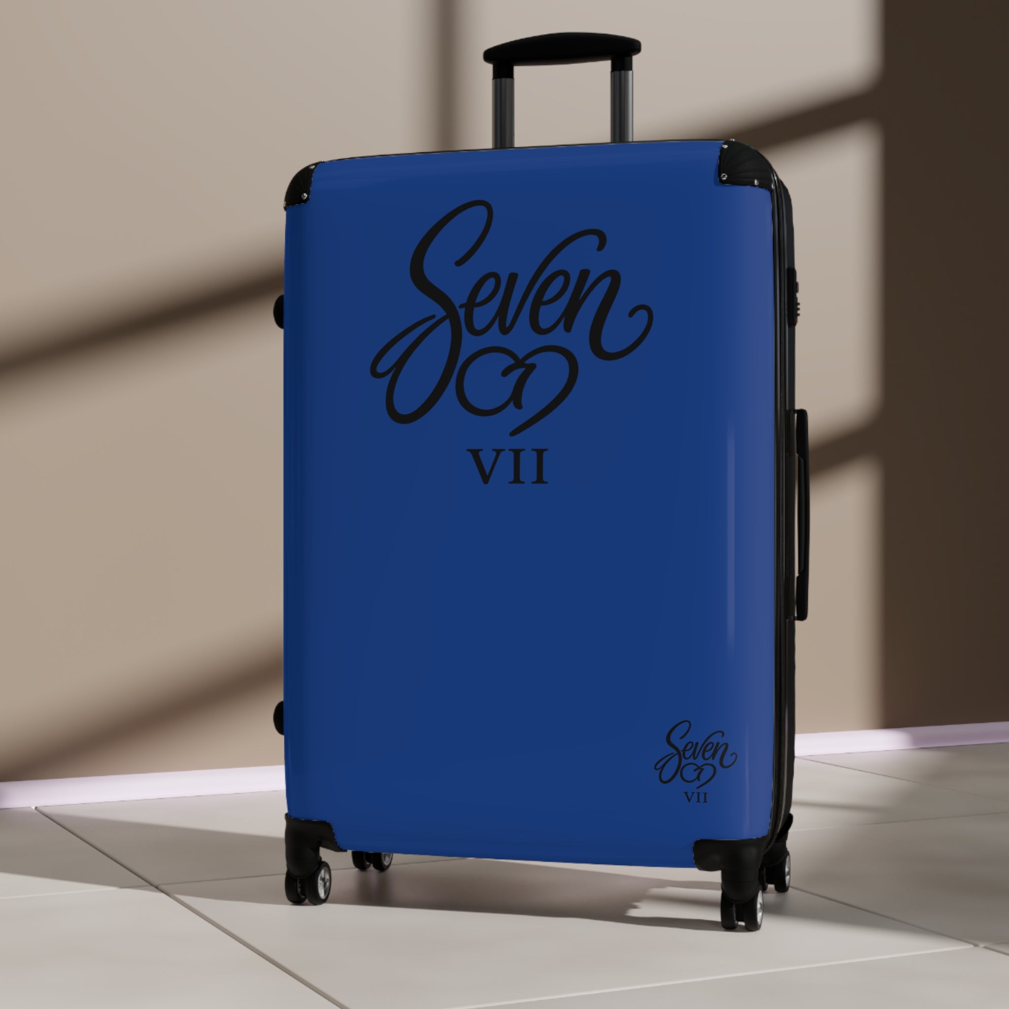 StaySeven Brand Signature Blue Travel Suitcase