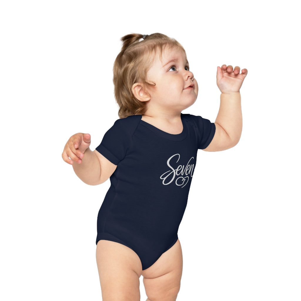StaySeven Brand Baby Bodysuit- Newborn combed cotton  Milestone Outfit