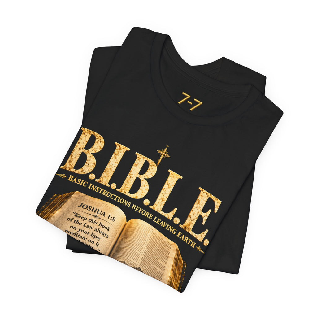 StaySeven brand. READ BEFORE DEPARTURE™ Unisex Jersey Short Sleeve Tee