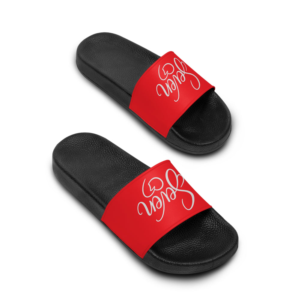 StaySeven Brand Women’s Casual Slides — Red Edition
