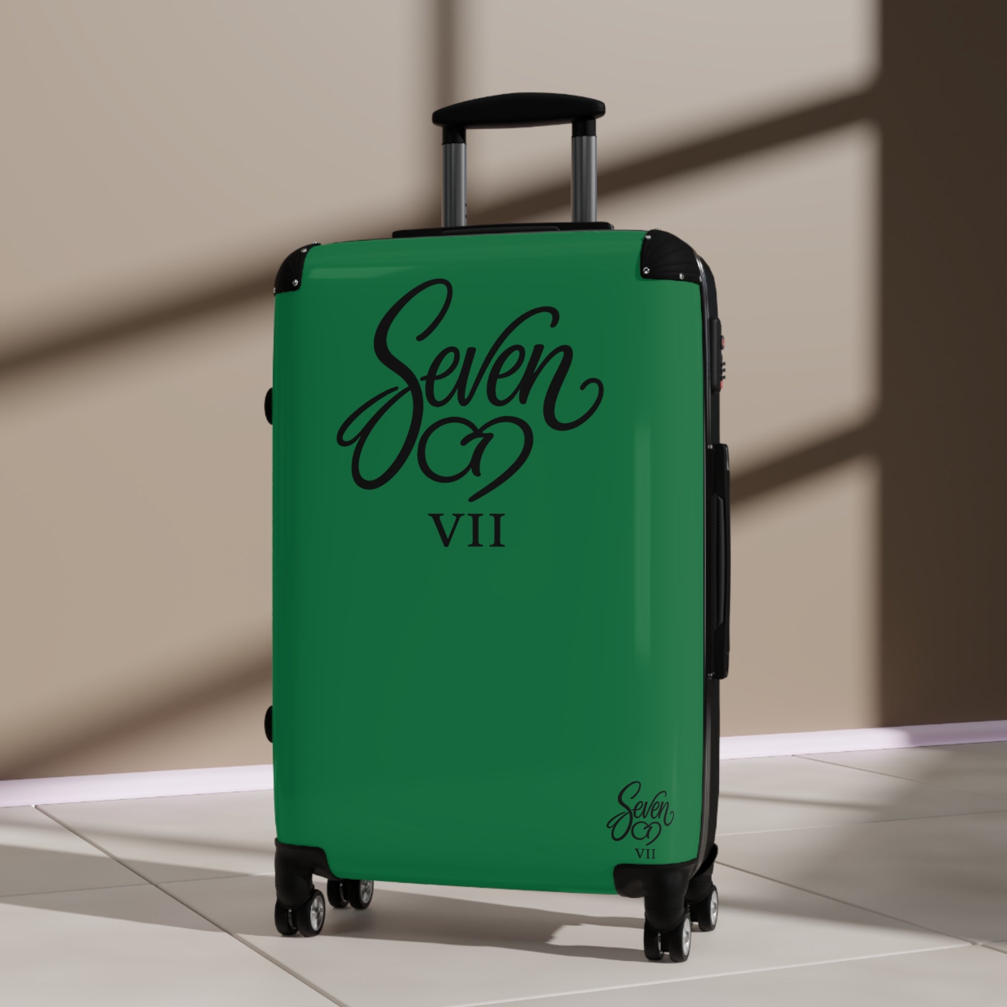 StaySeven Brand Signature Money Green Travel Suitcase