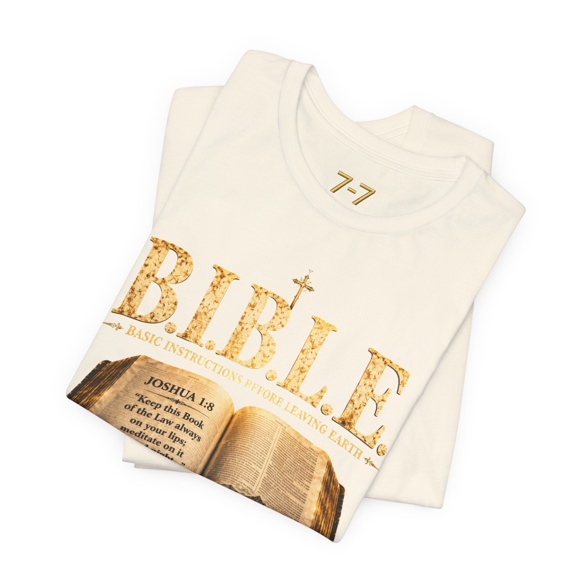 StaySeven brand. READ BEFORE DEPARTURE™ Unisex Jersey Short Sleeve Tee