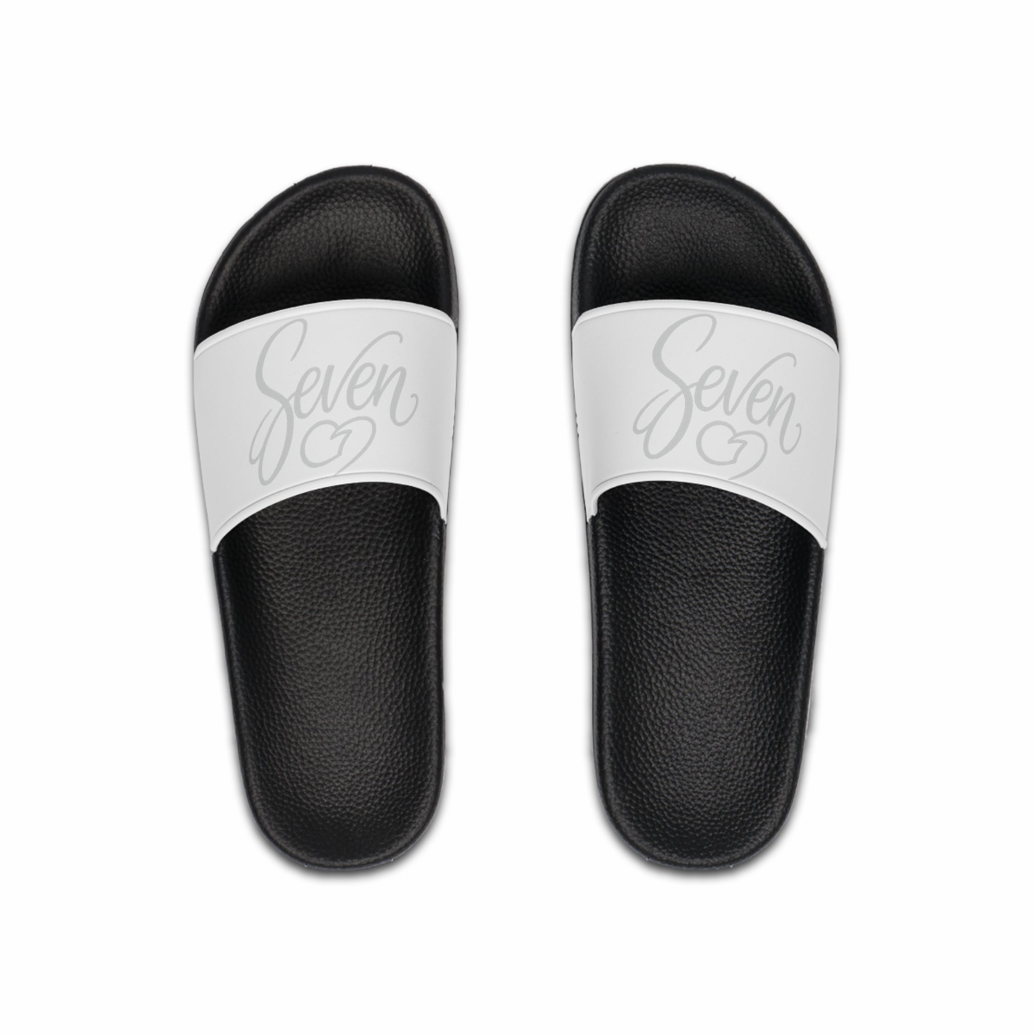 StaySeven Brand Men’s Casual Slides — White Edition
