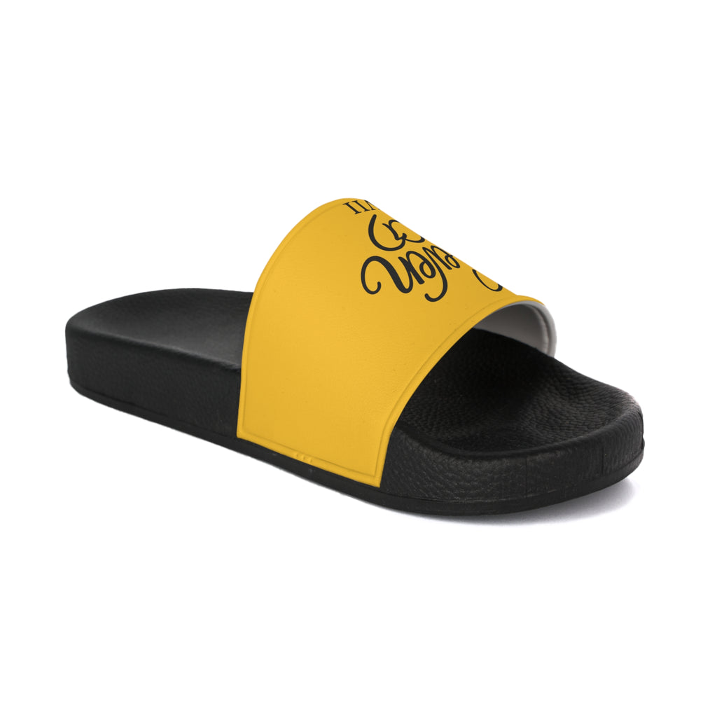 StaySeven Brand Men’s Casual Slides — Yellow Edition