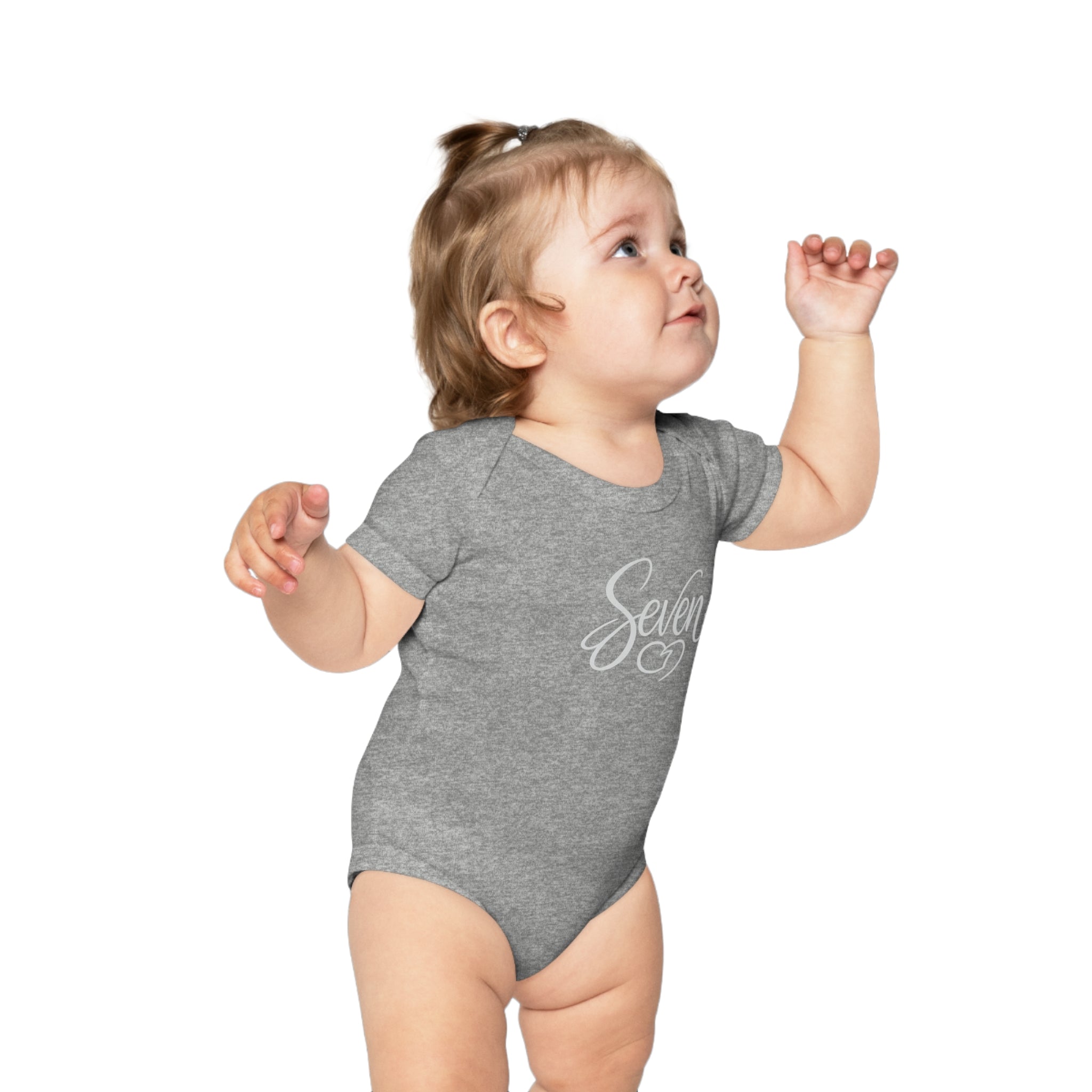 StaySeven Brand Baby Bodysuit- Newborn combed cotton  Milestone Outfit