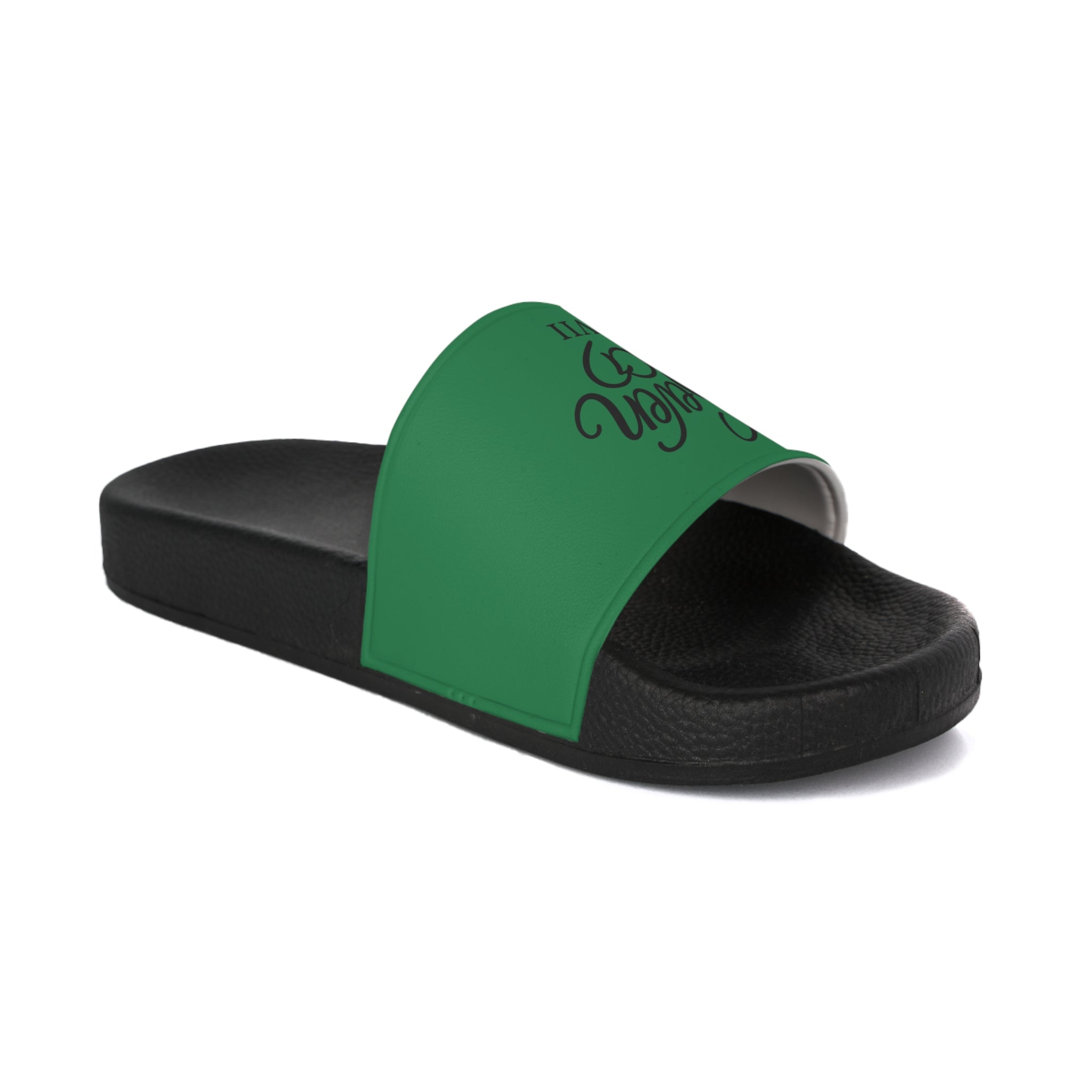 StaySeven Brand Men’s Casual Slides — Money Green Edition