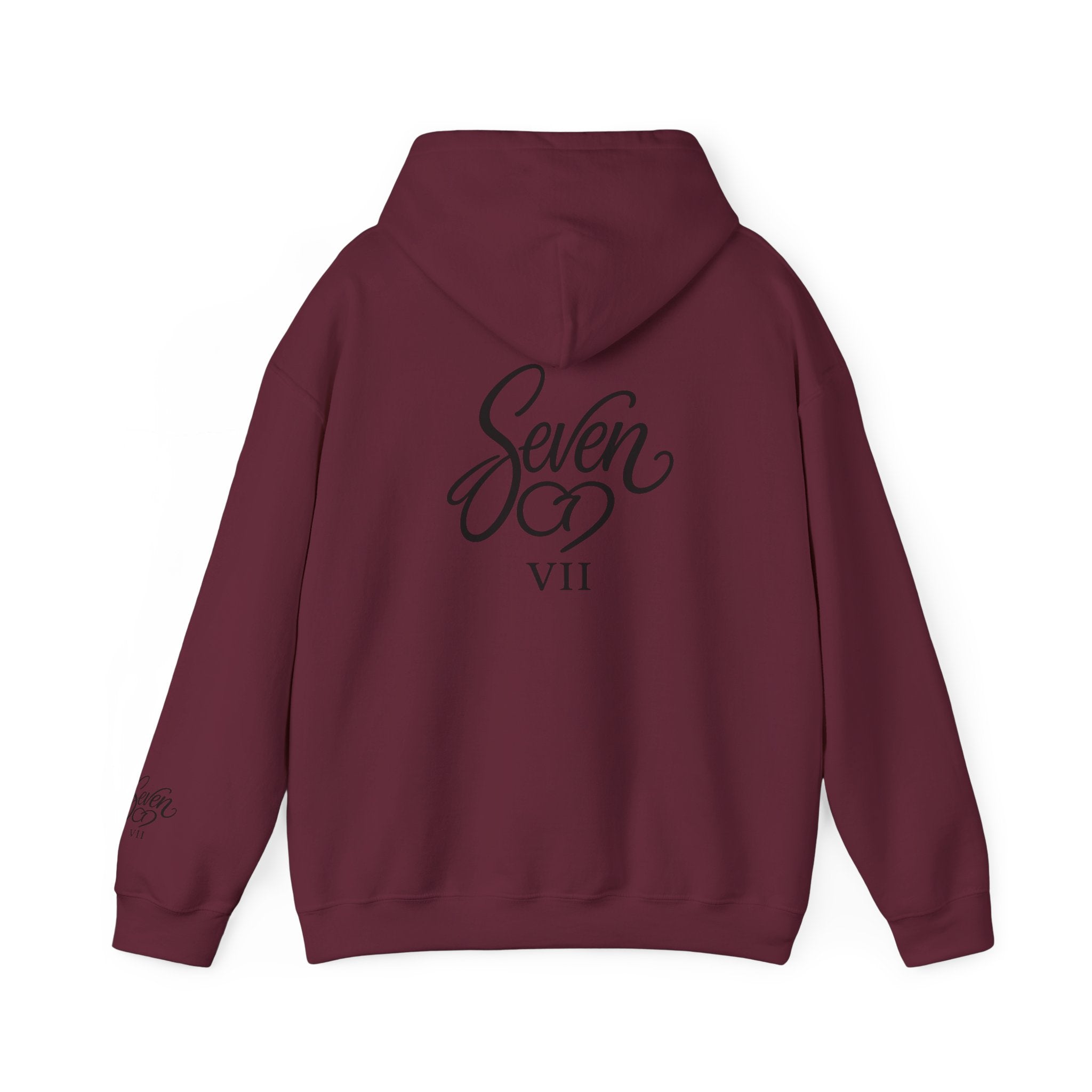 StaySeven Brand Unisex Heavy Blend Hoodie — Classic Everyday Pullover Sweatshirt