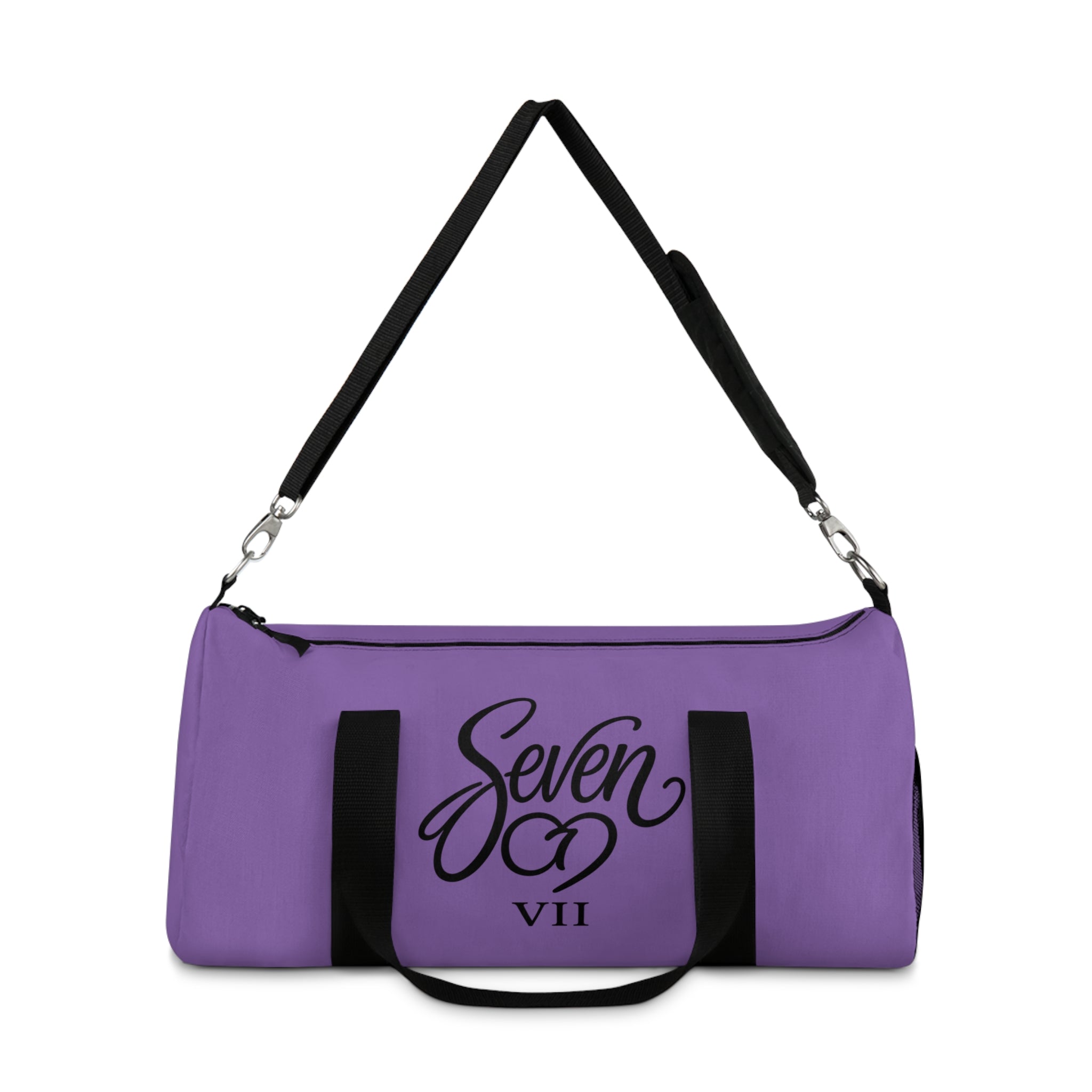 StaySeven Brand Duffel Bag – Travel & Gym Tote (Lightweight Purple)
